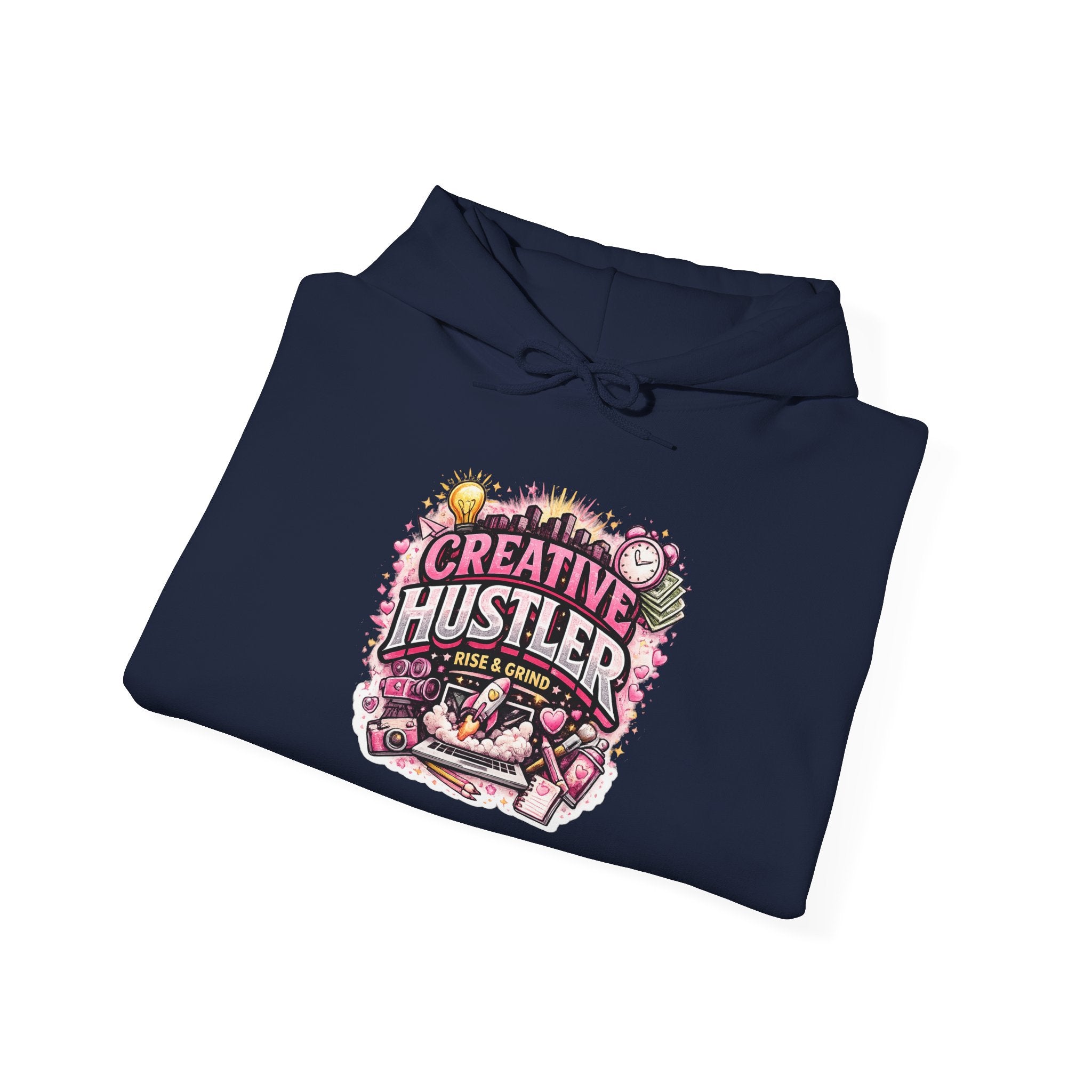 Creative Hustler Hoodie — Motivational Artist Graphic Pullover