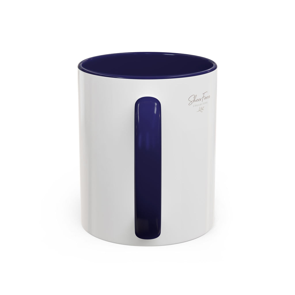 Daily Reminder Accent Mug (11oz) | Color-Pop Coffee Cup for Calm, Focus & Morning Rituals