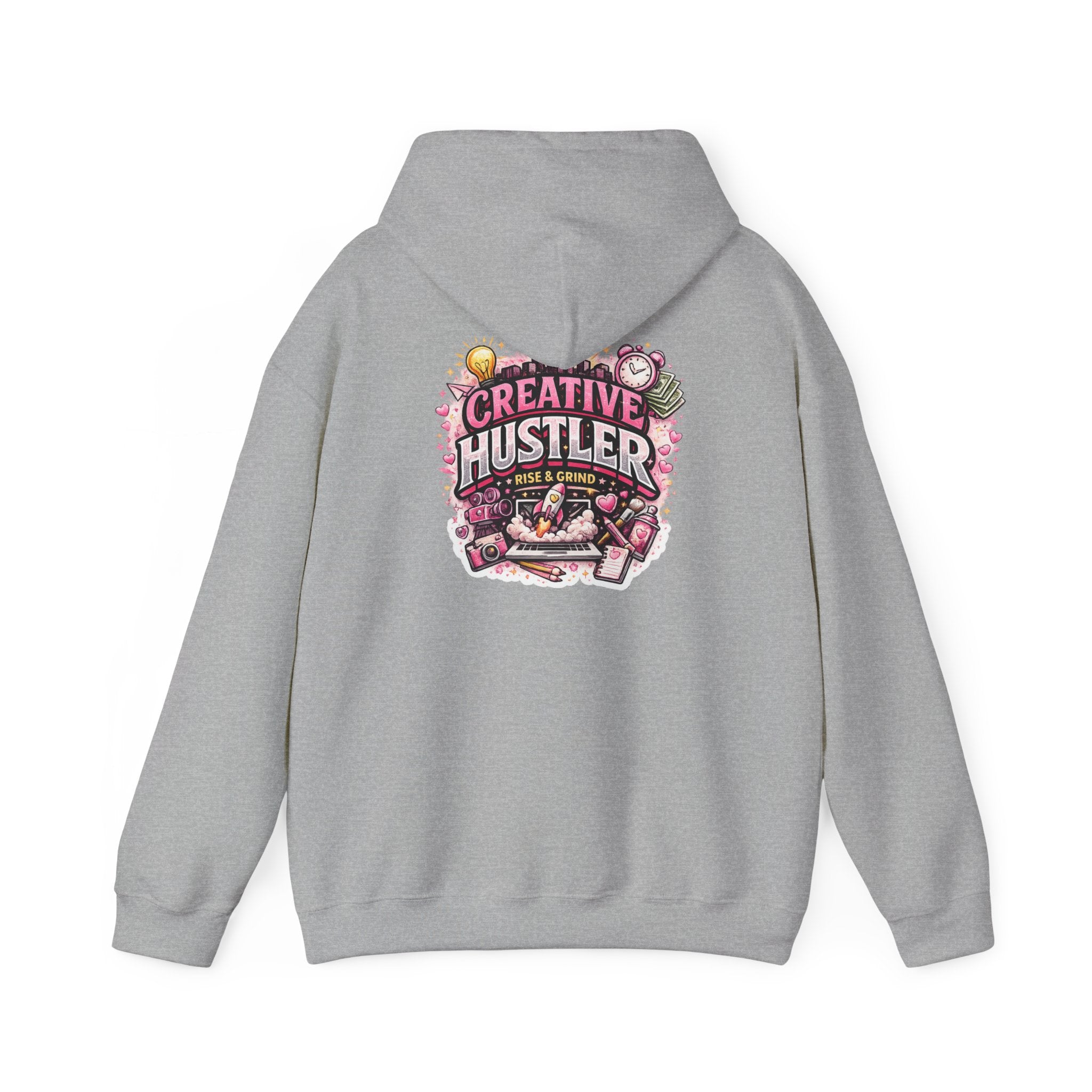 Creative Hustler Hoodie — Motivational Artist Graphic Pullover