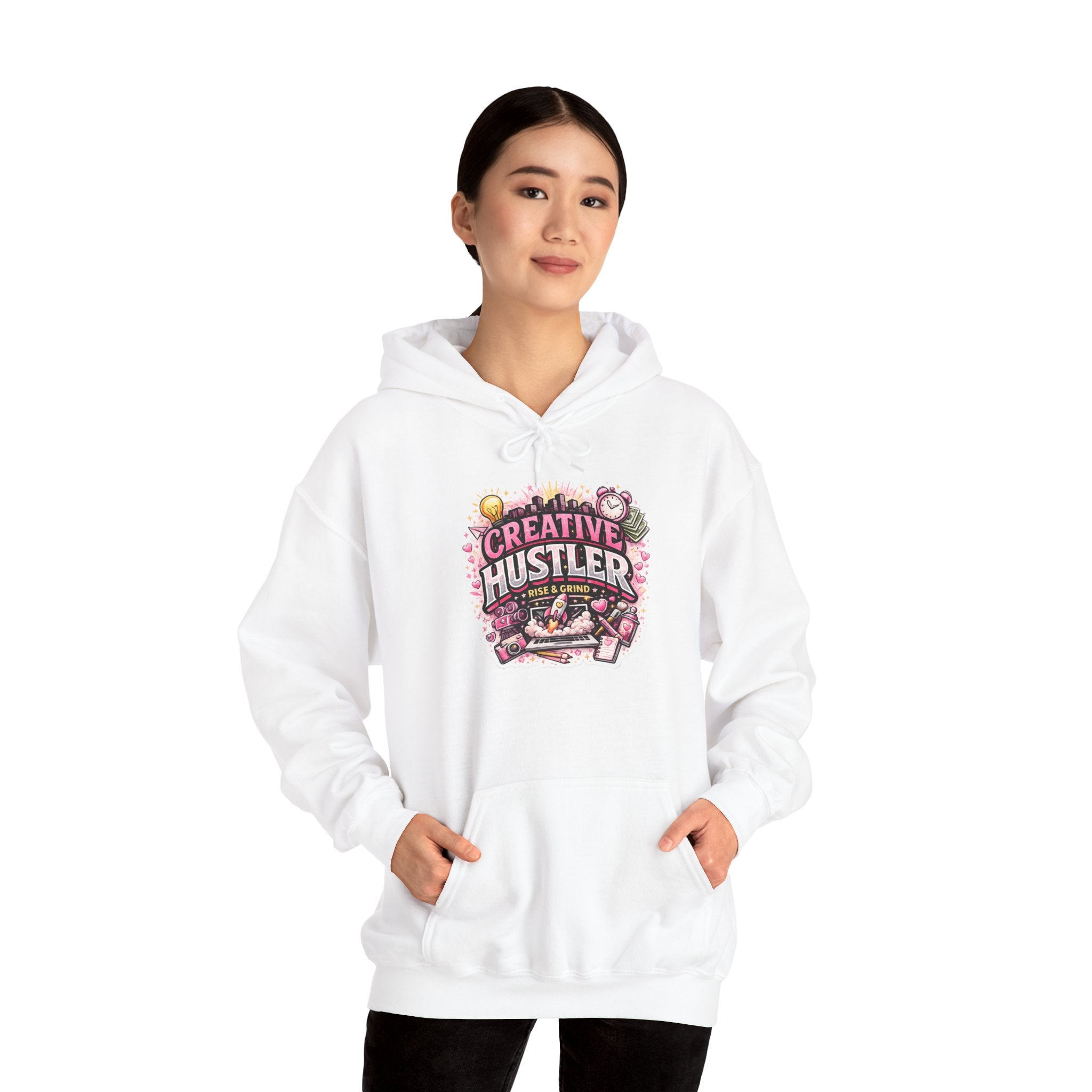Creative Hustler Hoodie — Motivational Artist Graphic Pullover