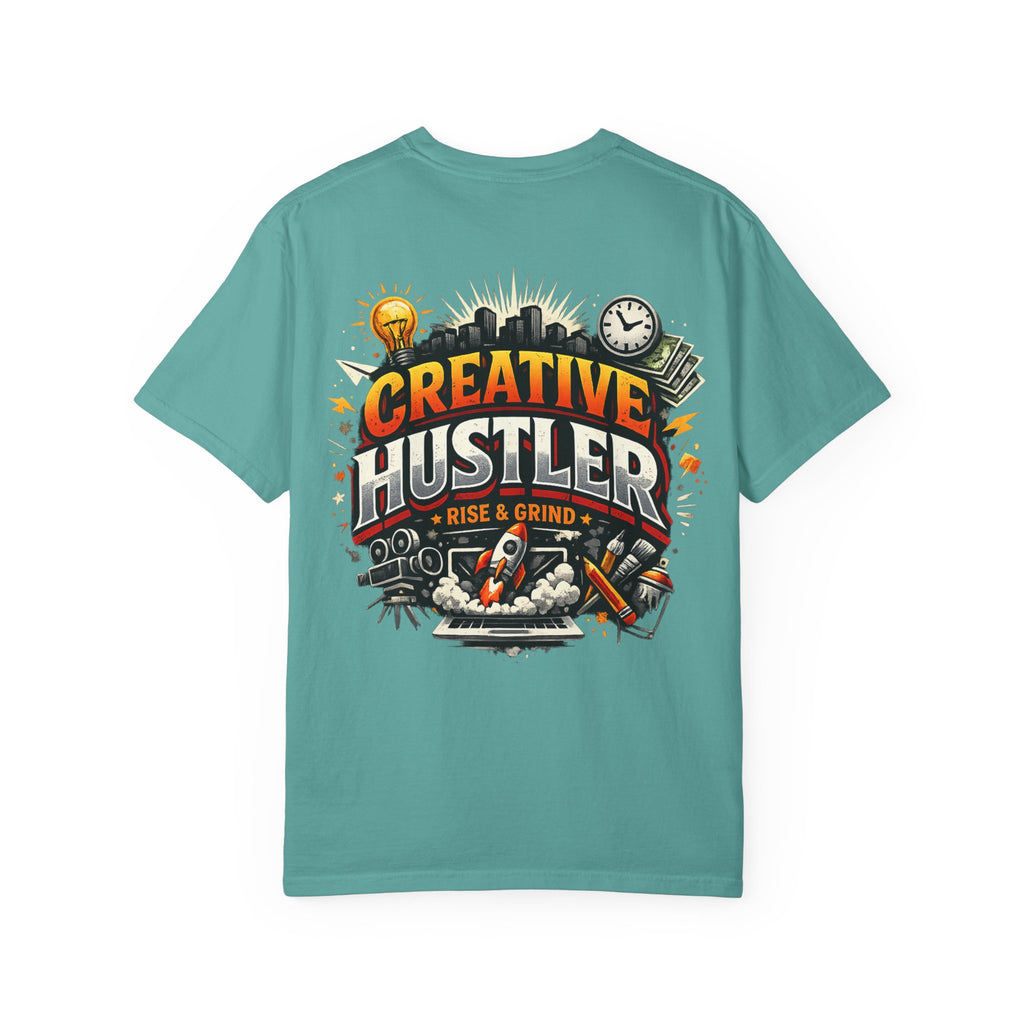 Creative Hustler™ Unisex Garment-Dyed T-Shirt | Premium Motivation Streetwear