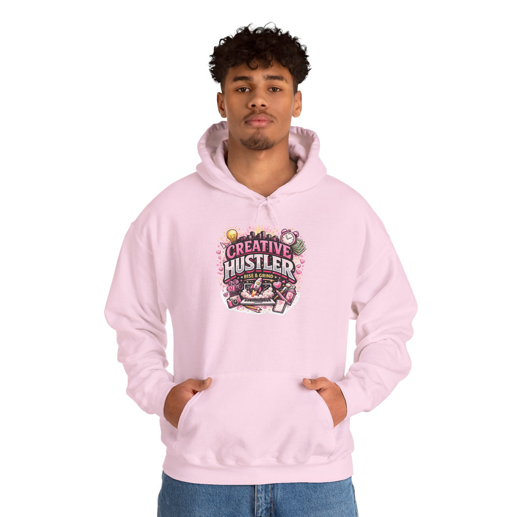 Creative Hustler Hoodie — Motivational Artist Graphic Pullover