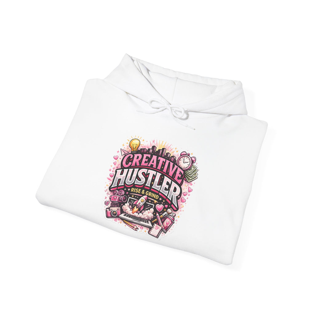 Creative Hustler Hoodie — Motivational Artist Graphic Pullover