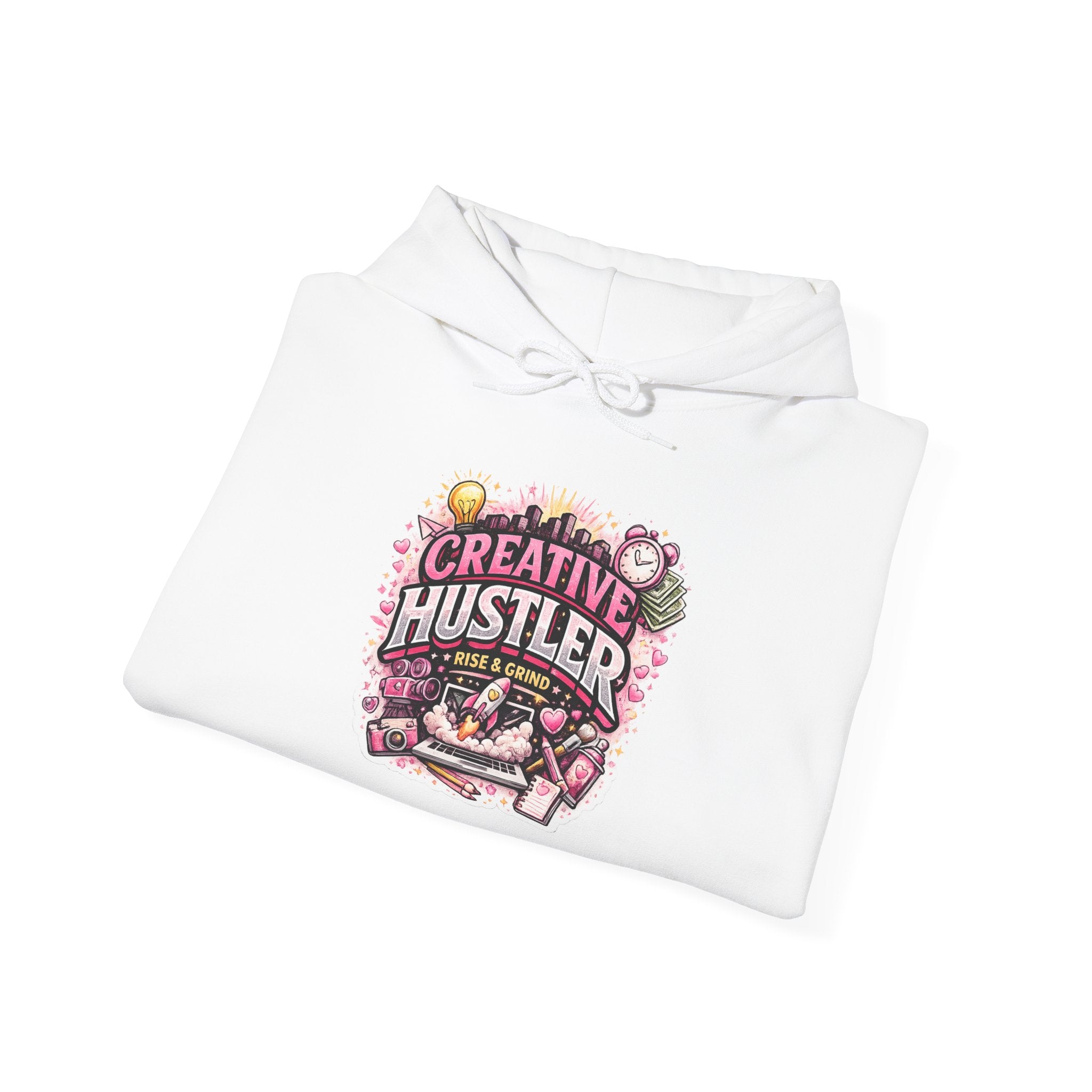 Creative Hustler Hoodie — Motivational Artist Graphic Pullover
