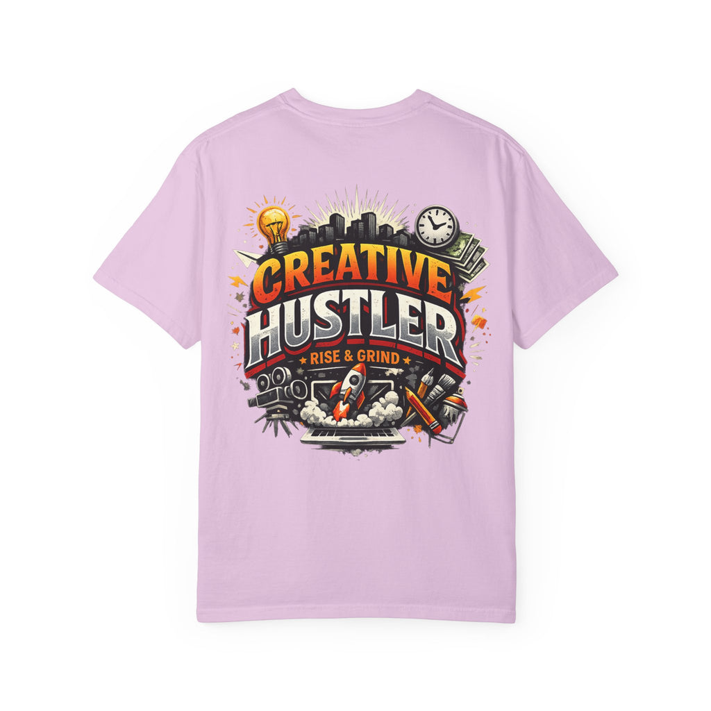 Creative Hustler™ Unisex Garment-Dyed T-Shirt | Premium Motivation Streetwear