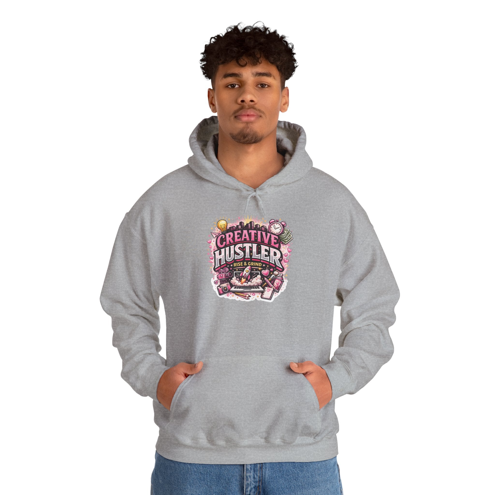 Creative Hustler Hoodie — Motivational Artist Graphic Pullover
