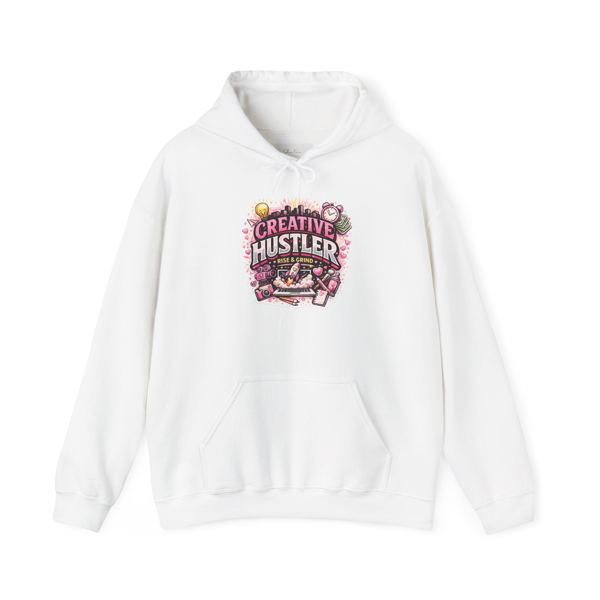 Creative Hustler Hoodie — Motivational Artist Graphic Pullover