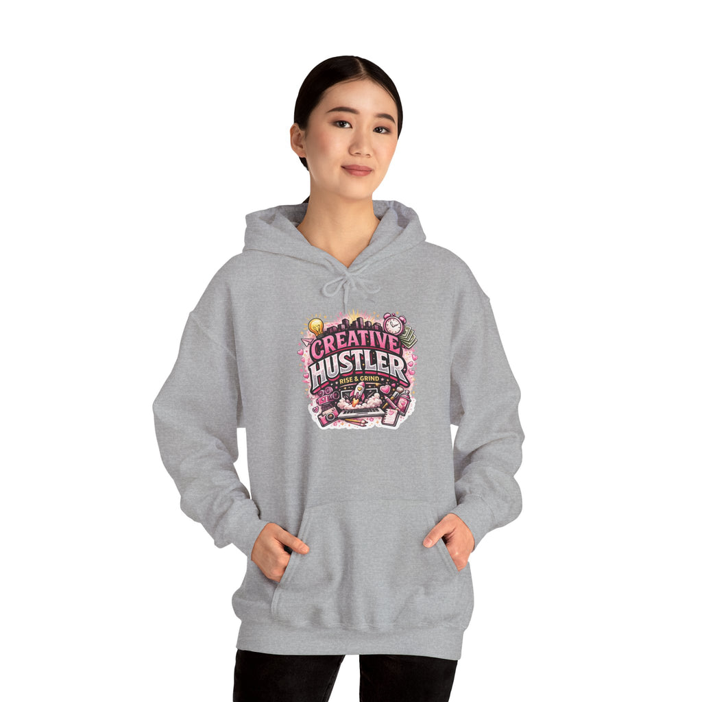 Creative Hustler Hoodie — Motivational Artist Graphic Pullover