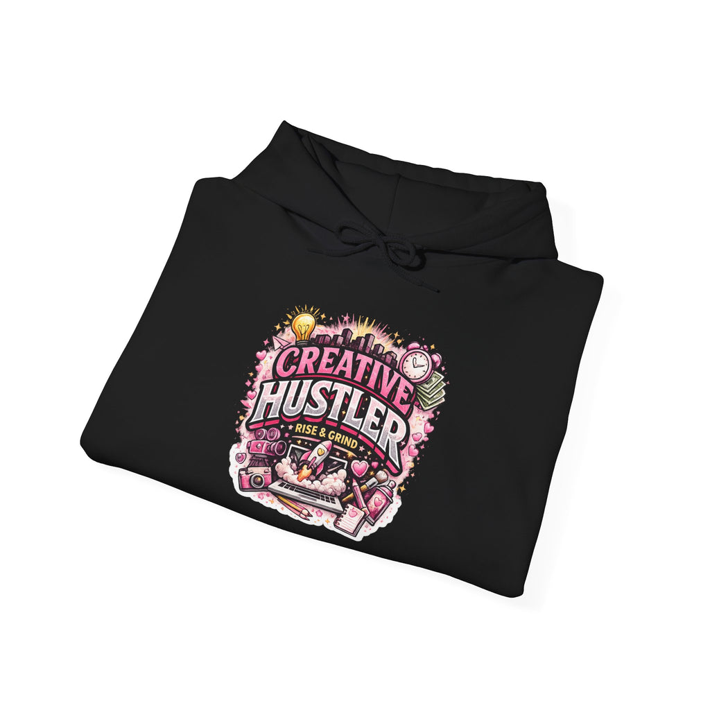 Creative Hustler Hoodie — Motivational Artist Graphic Pullover