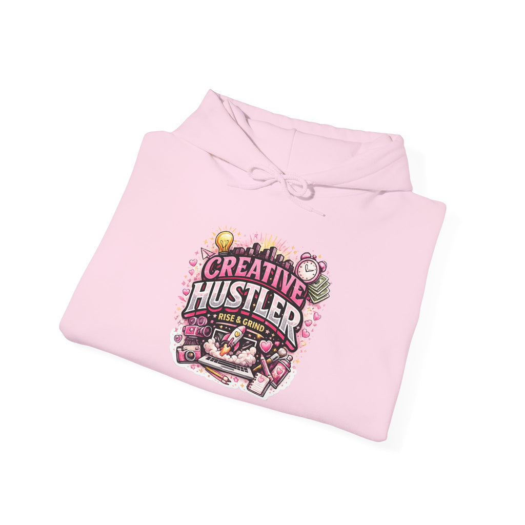 Creative Hustler Hoodie — Motivational Artist Graphic Pullover