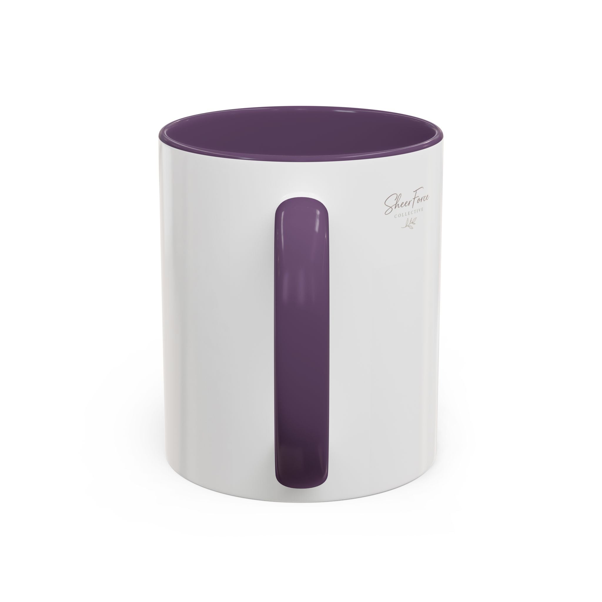 Daily Reminder Accent Mug (11oz) | Color-Pop Coffee Cup for Calm, Focus & Morning Rituals