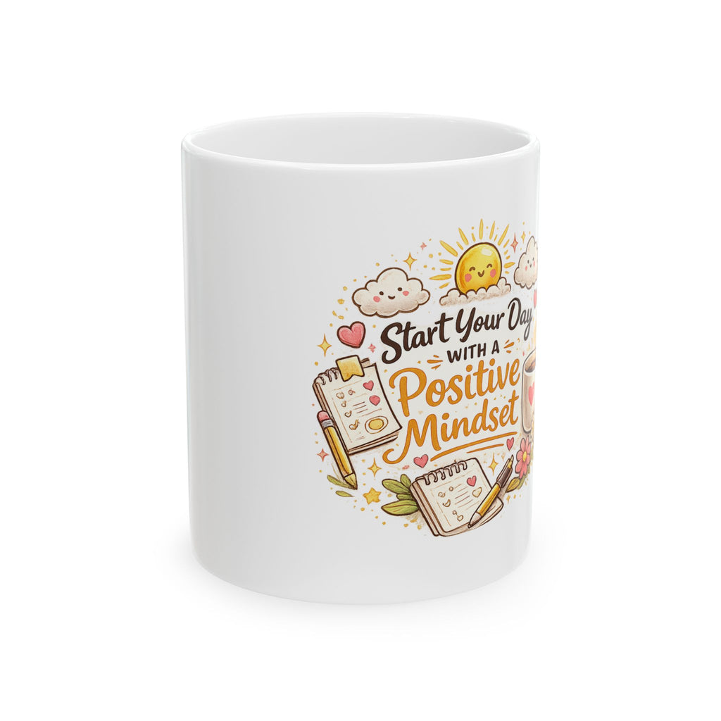 Daily Reminder Ceramic Mug | Motivational Coffee Mug for Mindset & Mental Wellness (11oz, 15oz)