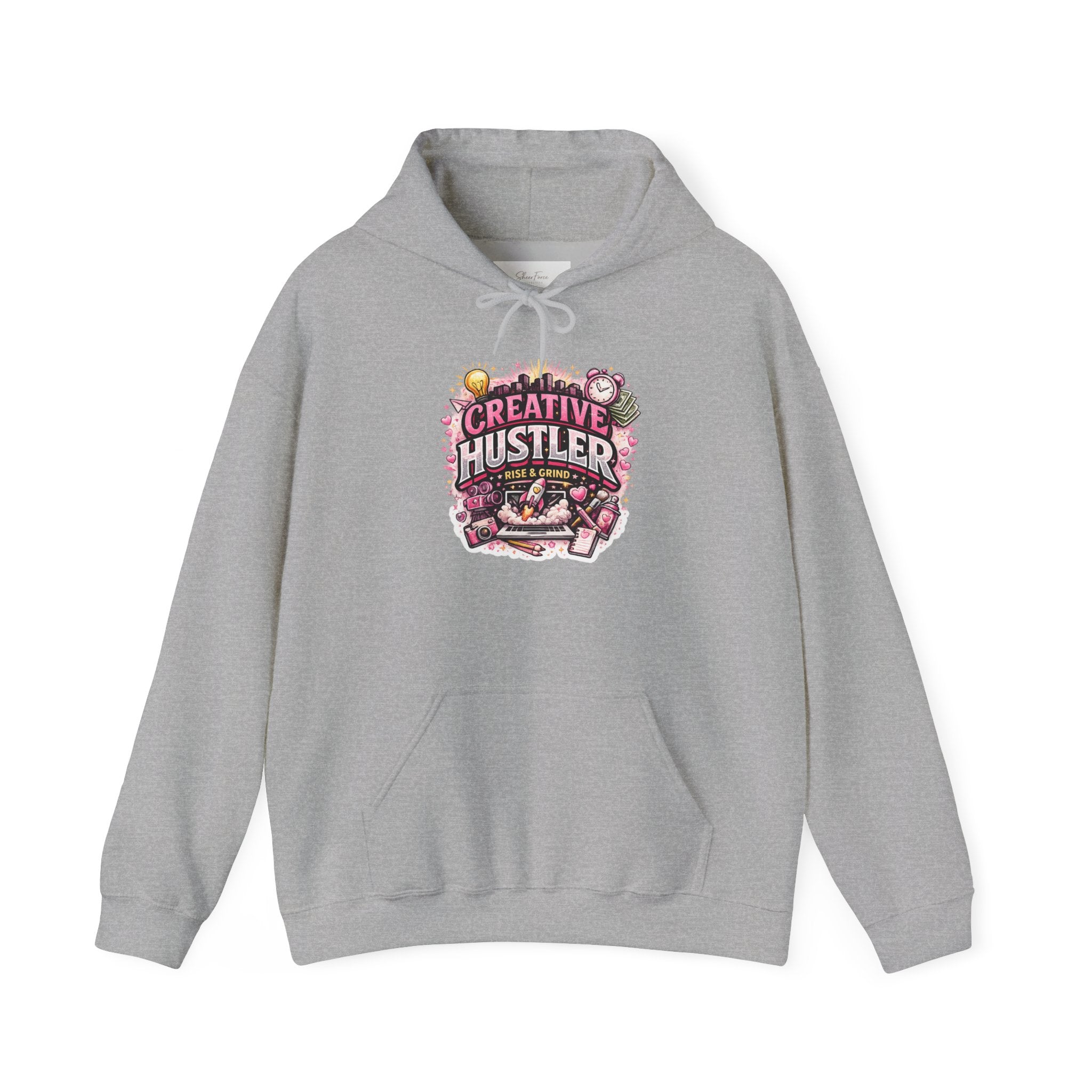 Creative Hustler Hoodie — Motivational Artist Graphic Pullover