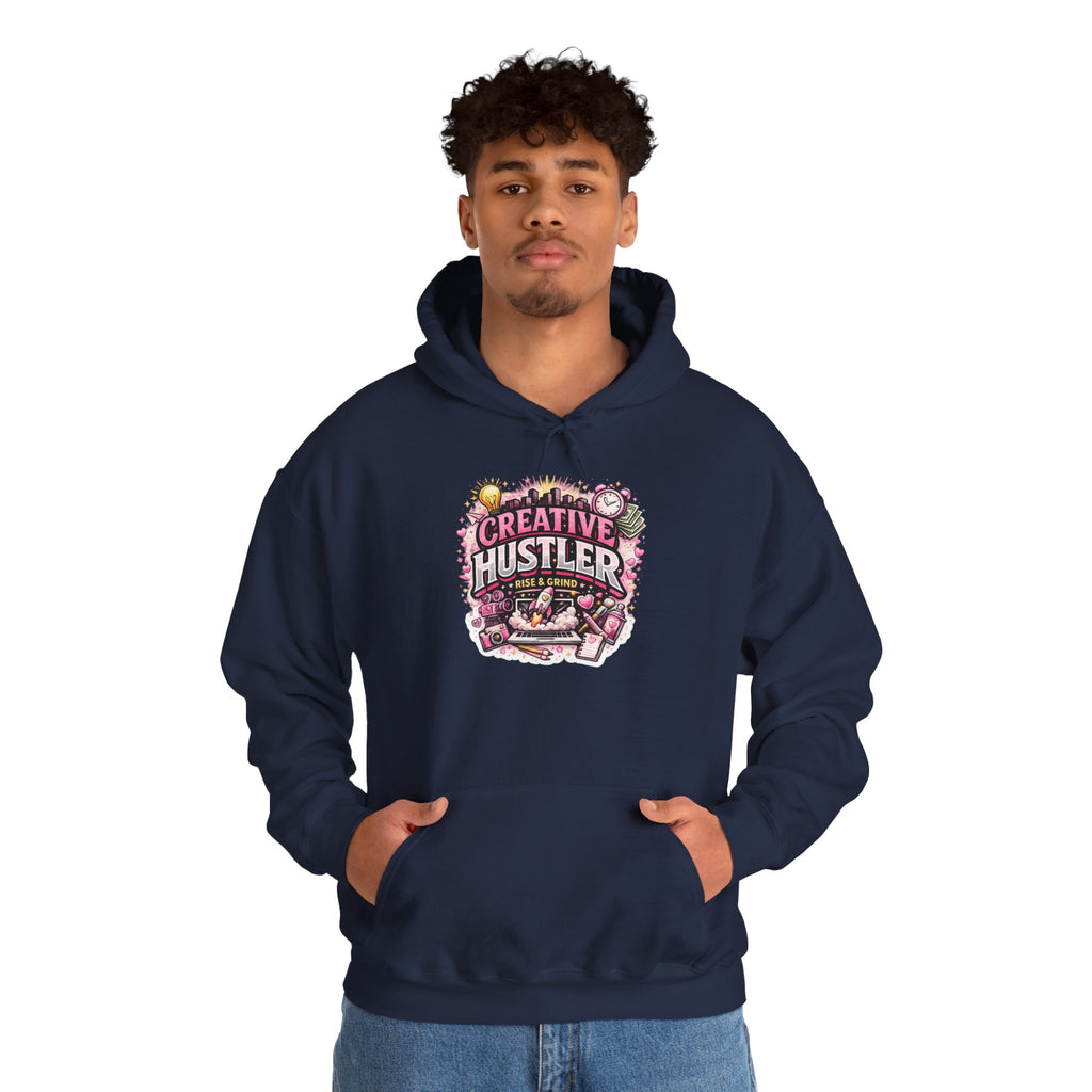 Creative Hustler Hoodie — Motivational Artist Graphic Pullover