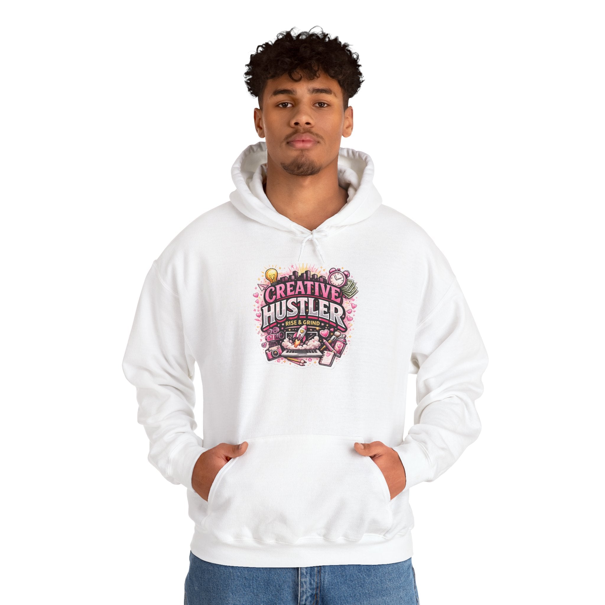Creative Hustler Hoodie — Motivational Artist Graphic Pullover