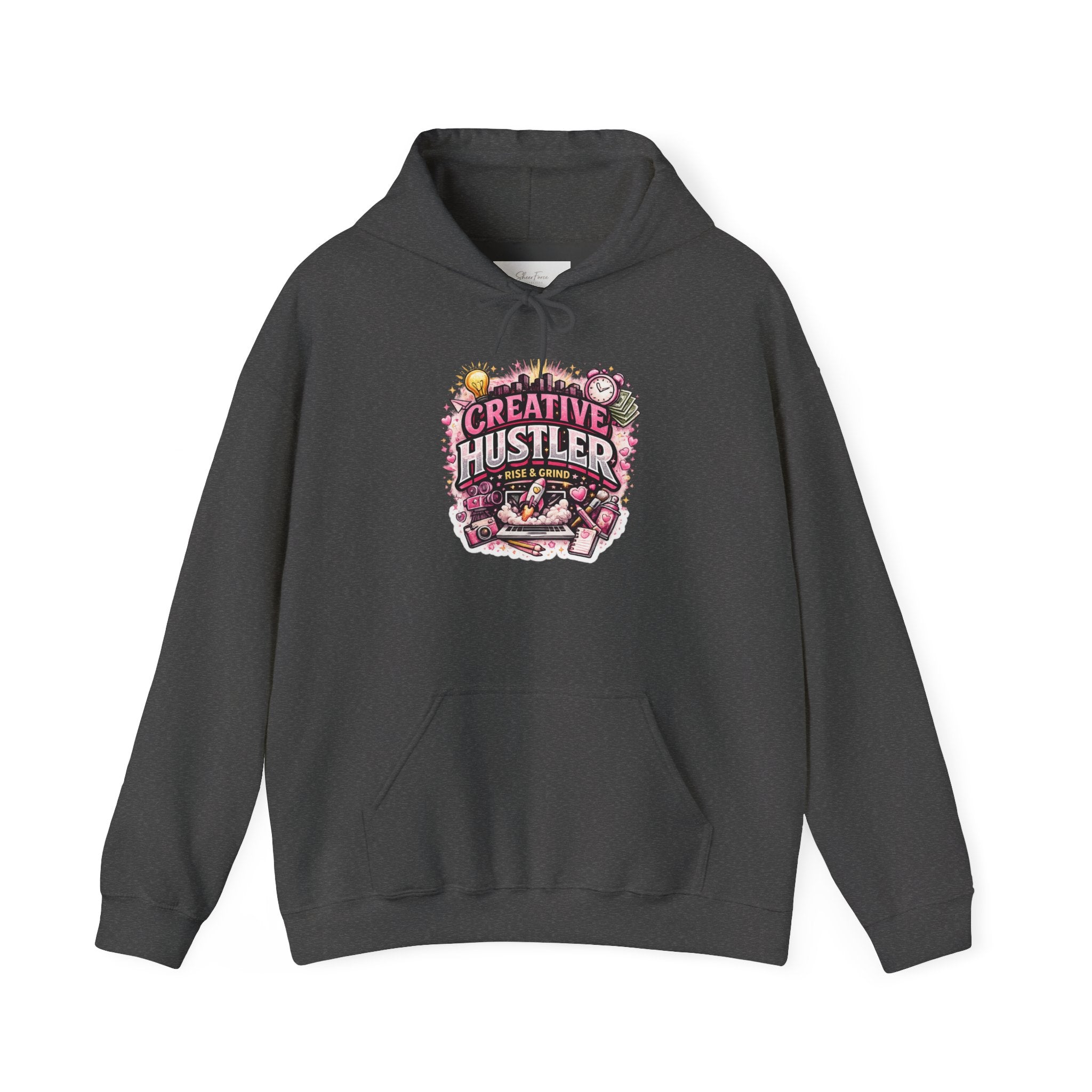 Creative Hustler Hoodie — Motivational Artist Graphic Pullover