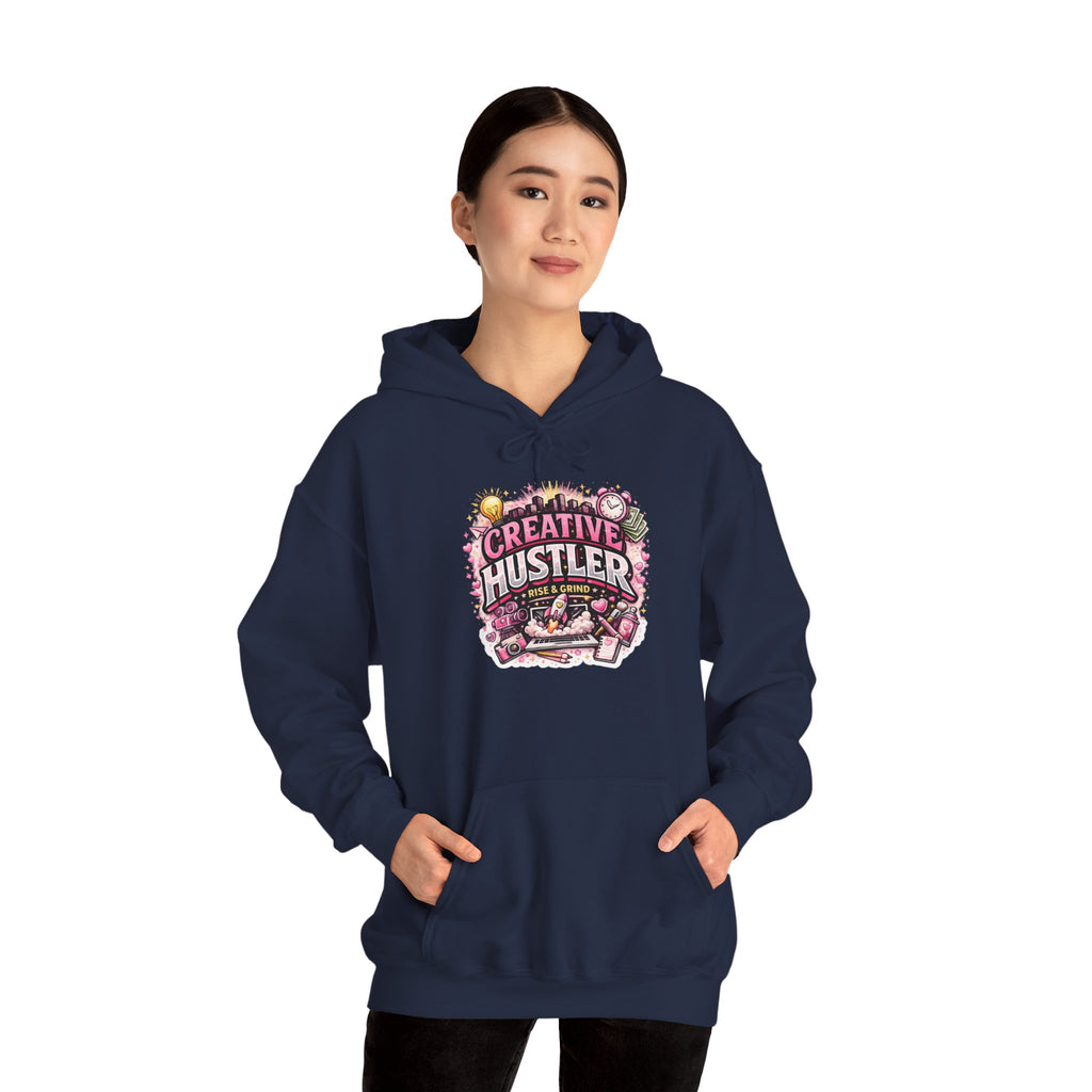 Creative Hustler Hoodie — Motivational Artist Graphic Pullover