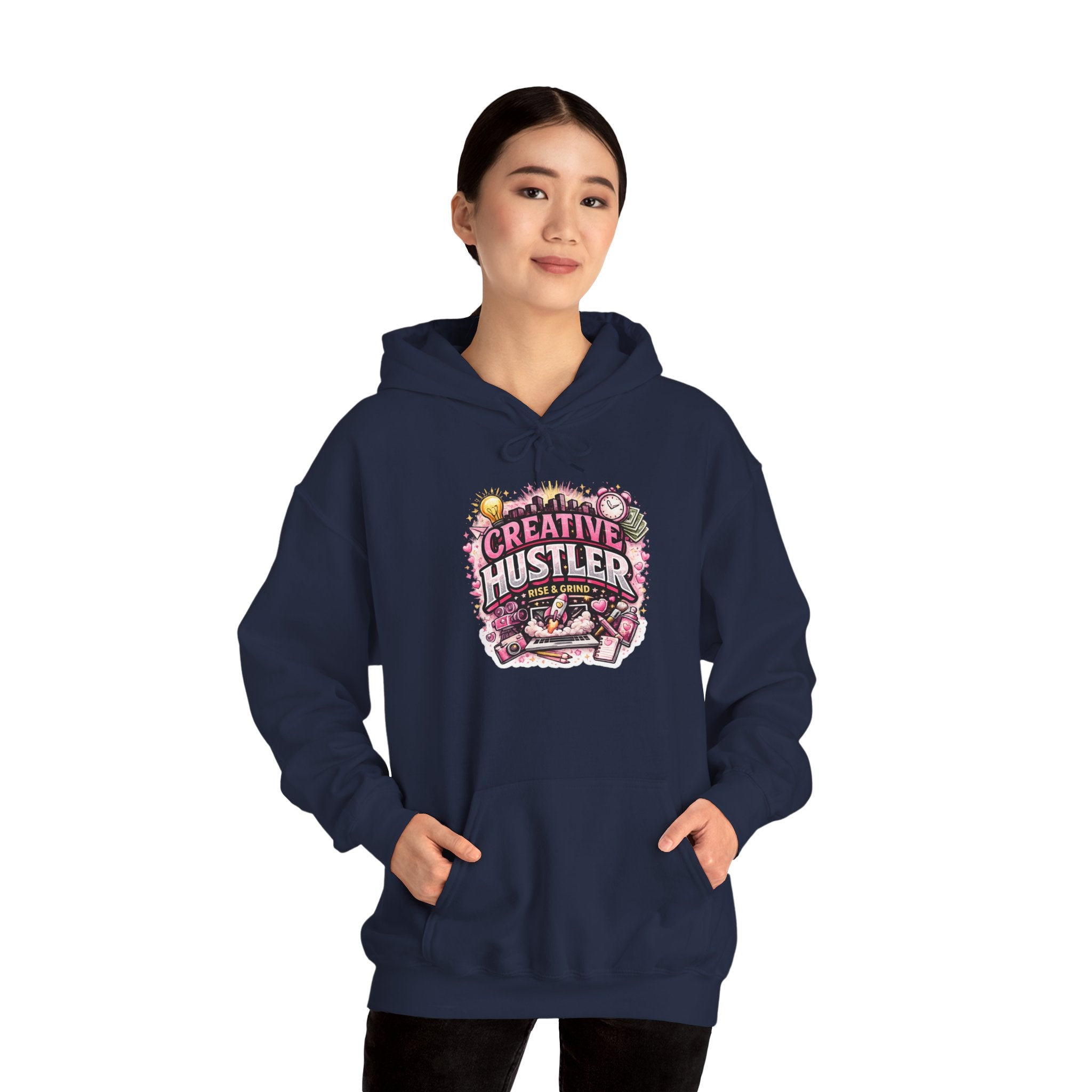 Creative Hustler Hoodie — Motivational Artist Graphic Pullover