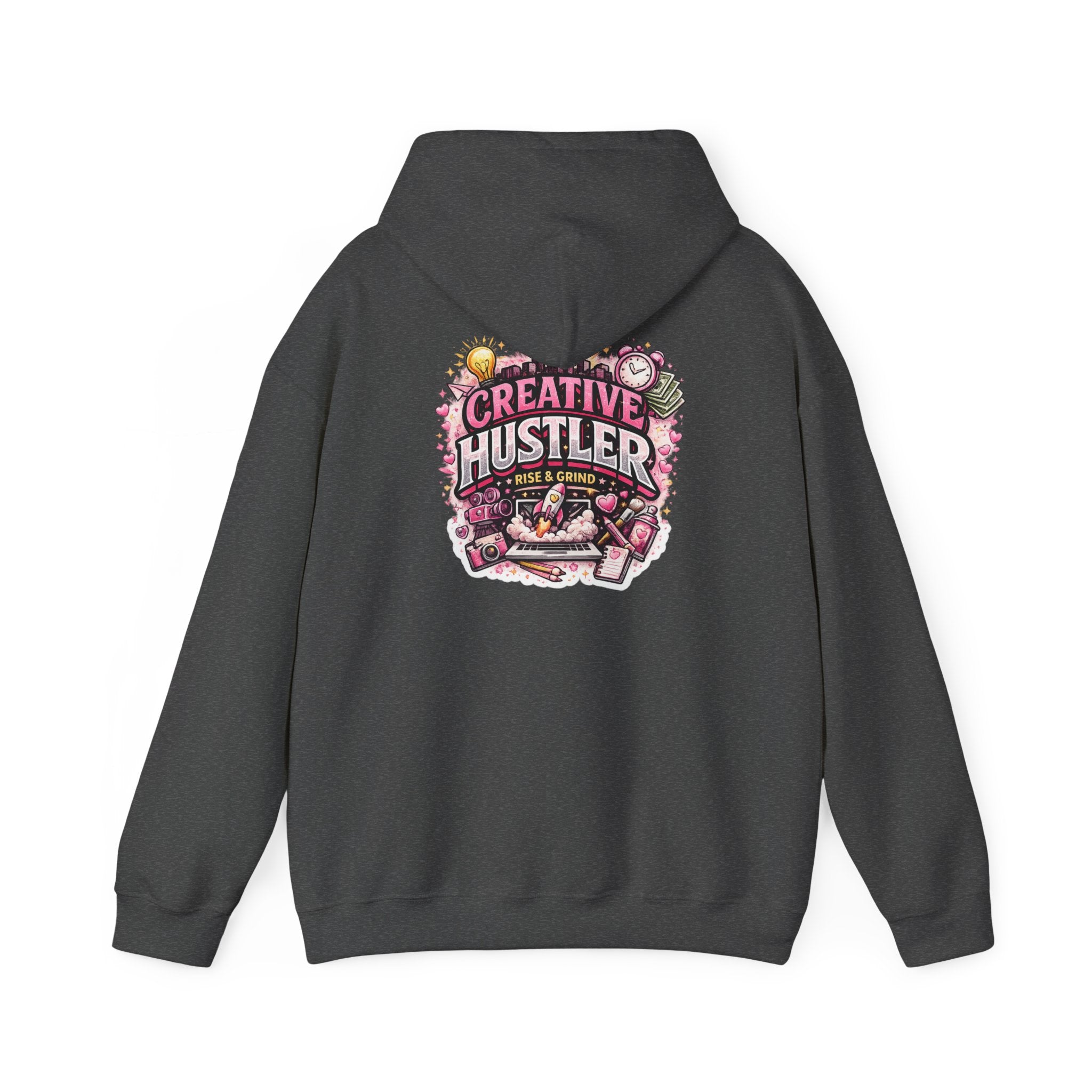 Creative Hustler Hoodie — Motivational Artist Graphic Pullover