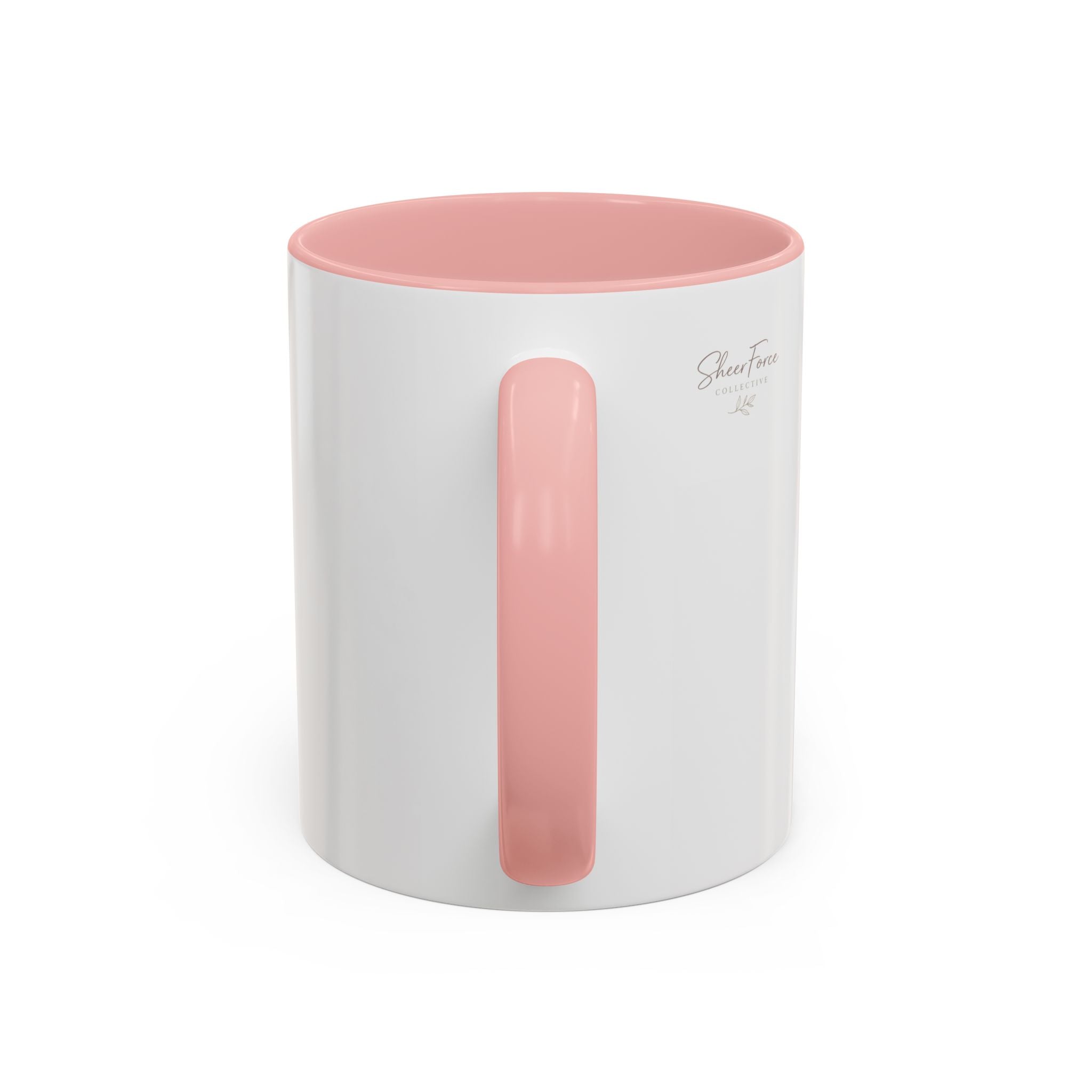 Daily Reminder Accent Mug (11oz) | Color-Pop Coffee Cup for Calm, Focus & Morning Rituals