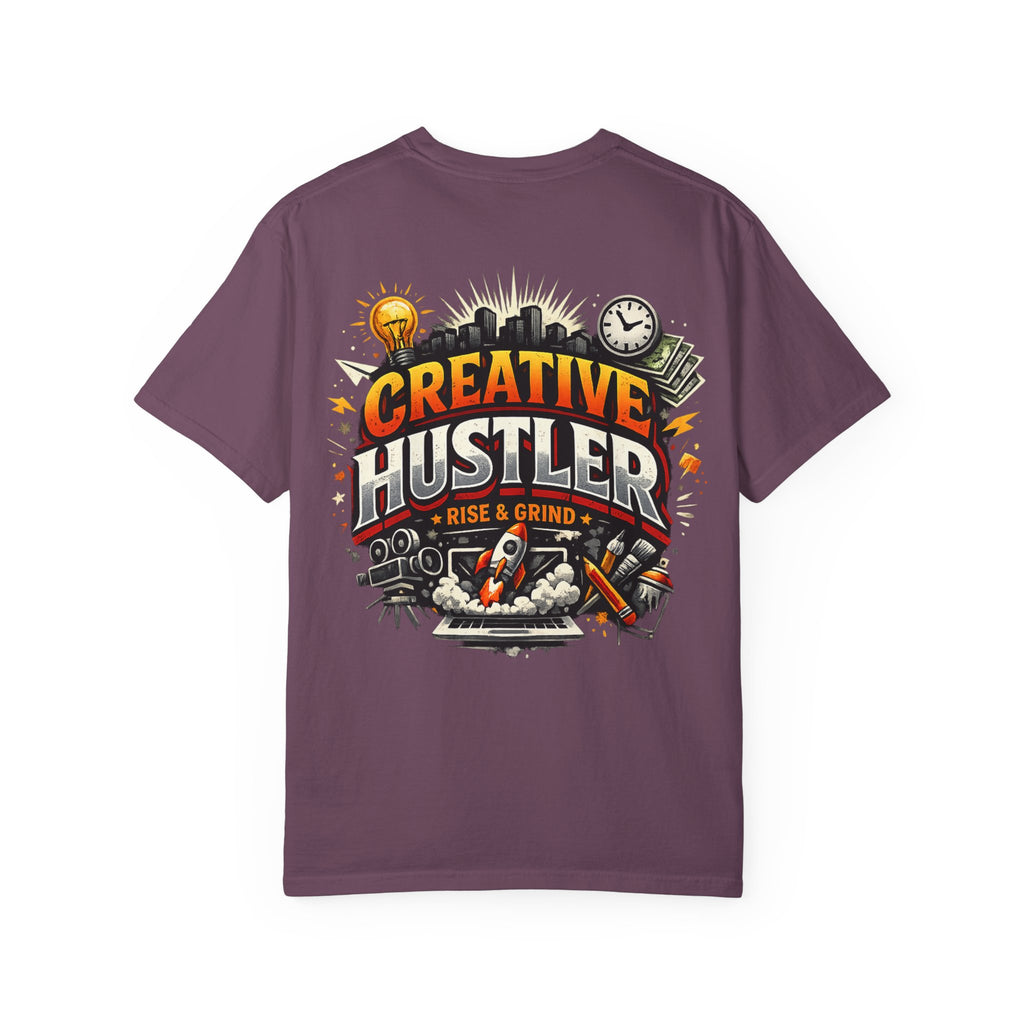 Creative Hustler™ Unisex Garment-Dyed T-Shirt | Premium Motivation Streetwear