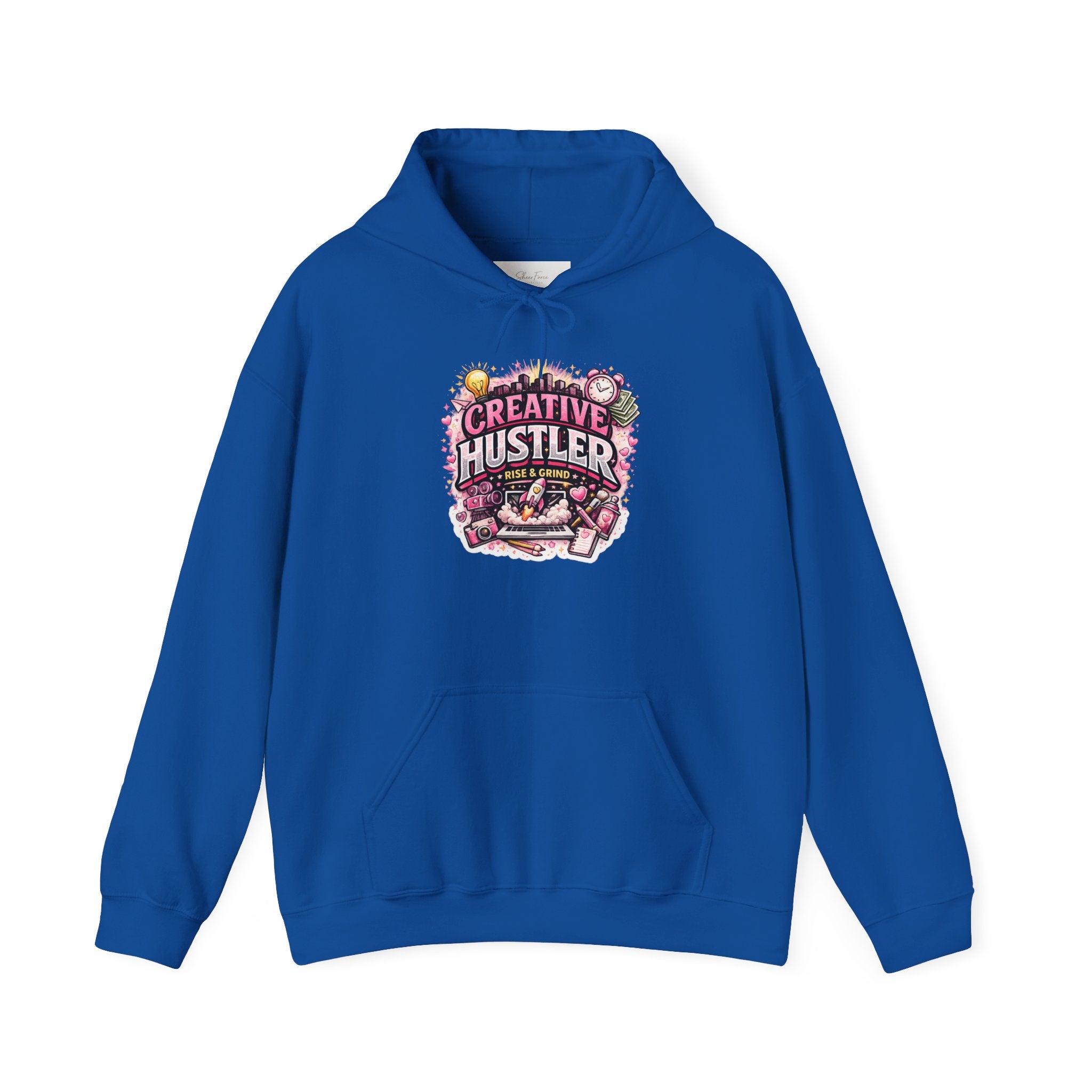 Creative Hustler Hoodie — Motivational Artist Graphic Pullover