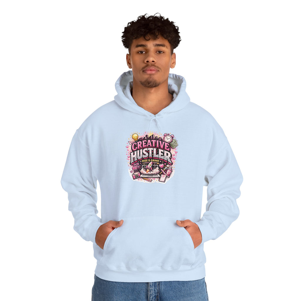 Creative Hustler Hoodie — Motivational Artist Graphic Pullover