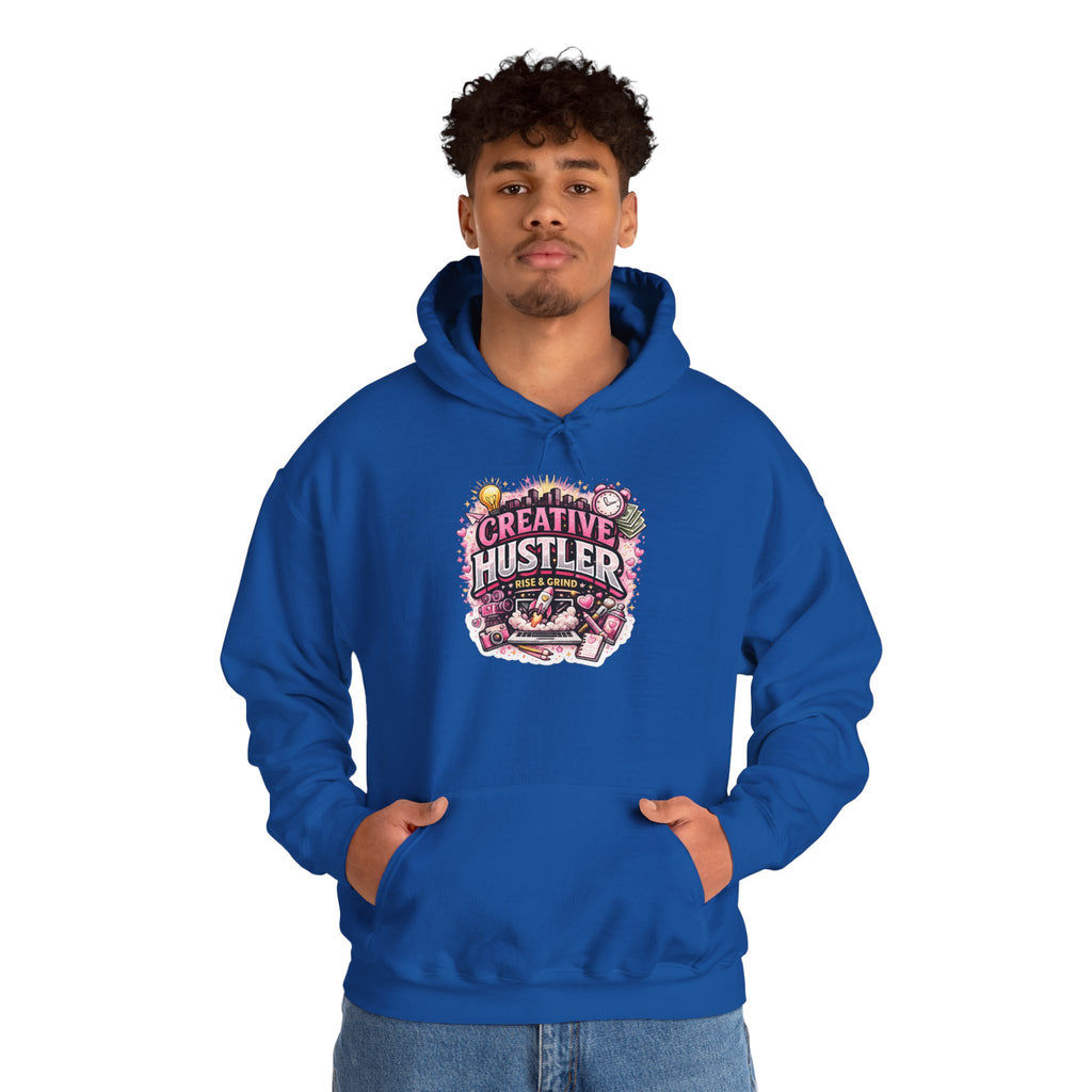 Creative Hustler Hoodie — Motivational Artist Graphic Pullover