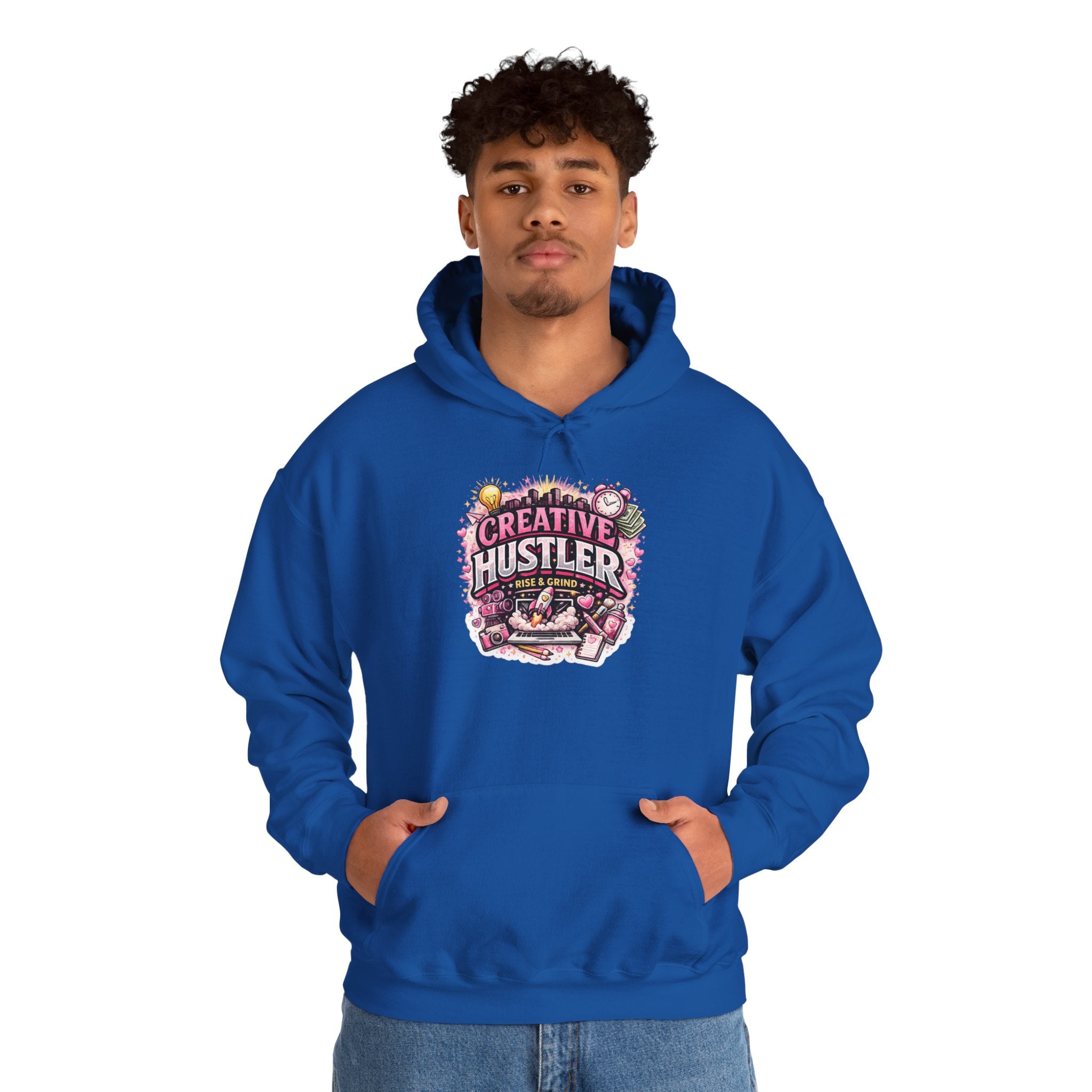 Creative Hustler Hoodie — Motivational Artist Graphic Pullover
