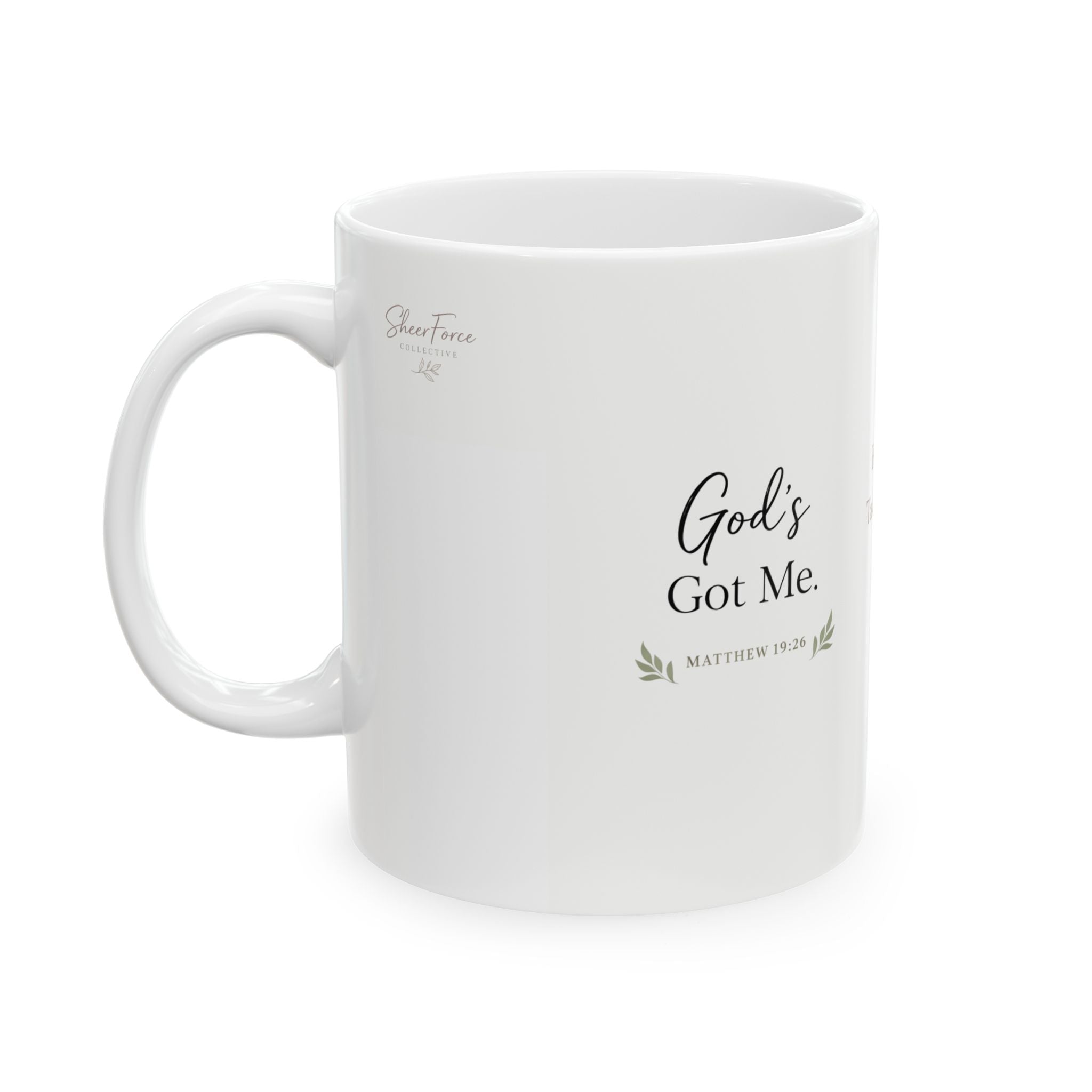 Healing Takes Time™ Ceramic Mug | Encouraging Self-Care & Faith Reminder (11oz, 15oz)