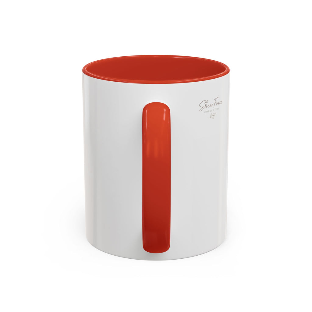 Daily Reminder Accent Mug (11oz) | Color-Pop Coffee Cup for Calm, Focus & Morning Rituals