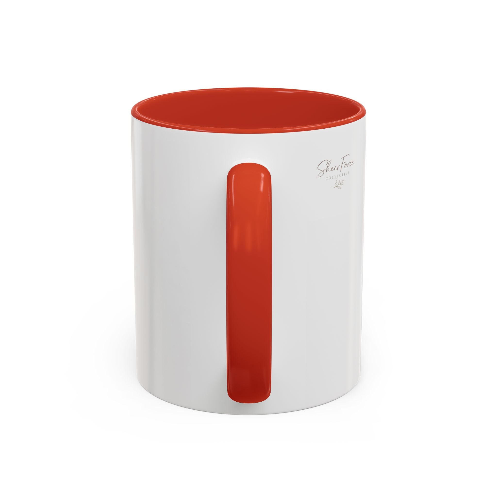 Daily Reminder Accent Mug (11oz) | Color-Pop Coffee Cup for Calm, Focus & Morning Rituals