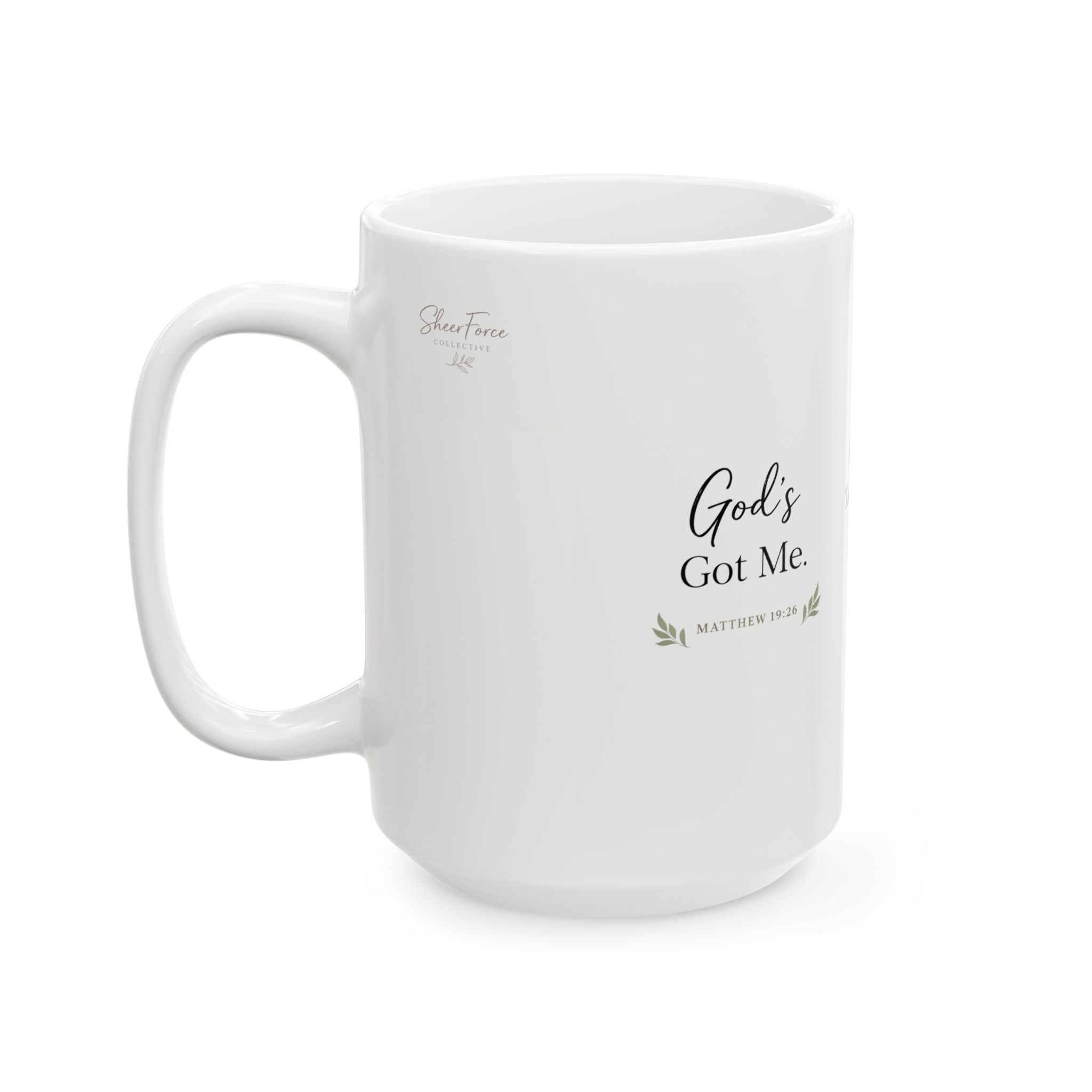 Healing Takes Time™ Ceramic Mug | Encouraging Self-Care & Faith Reminder (11oz, 15oz)
