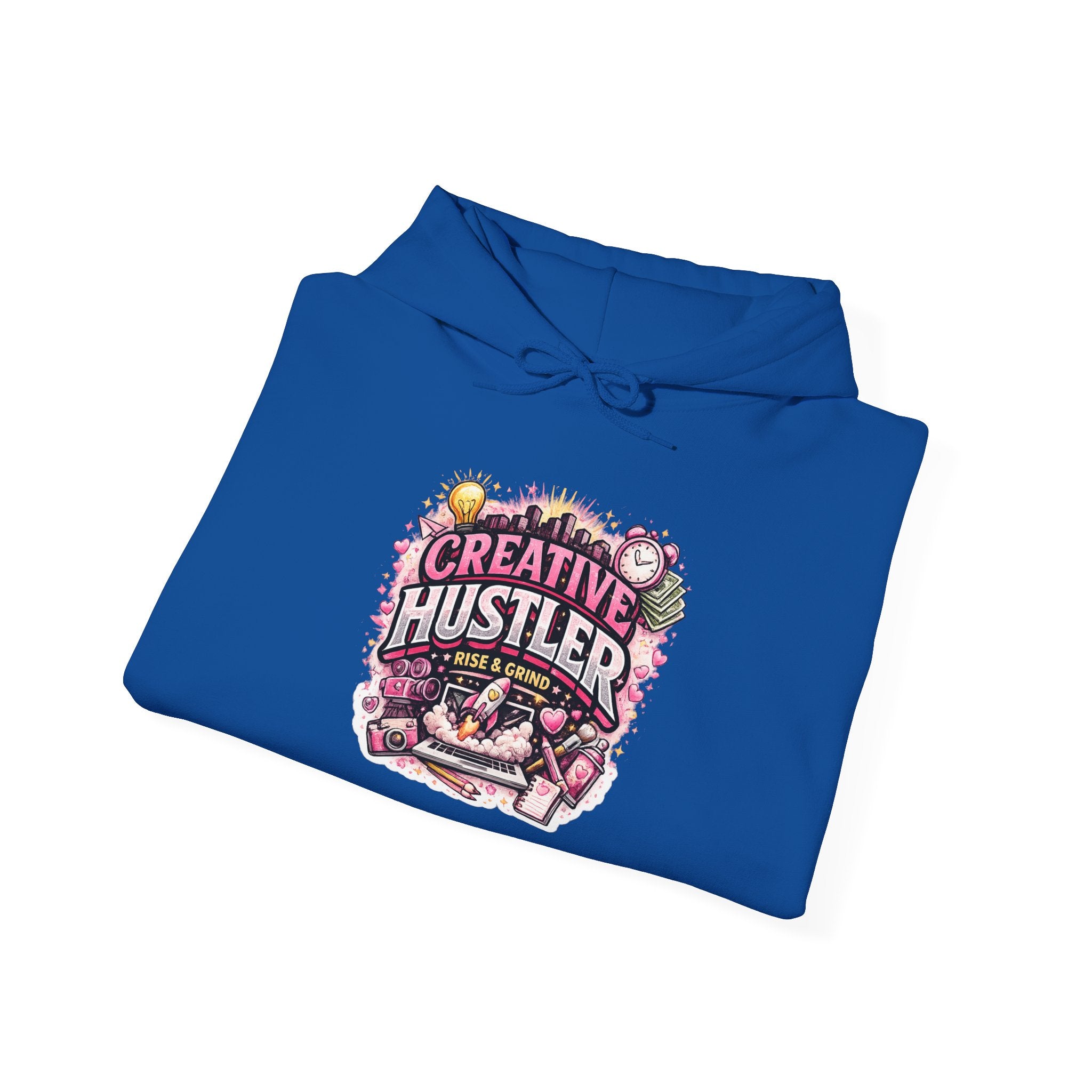 Creative Hustler Hoodie — Motivational Artist Graphic Pullover