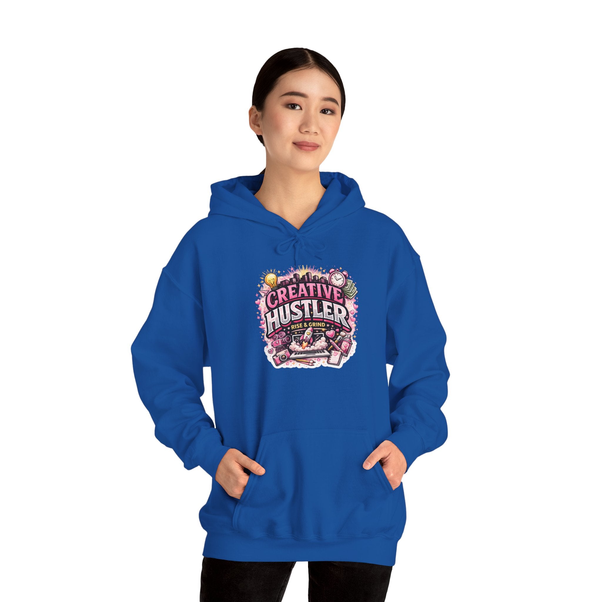 Creative Hustler Hoodie — Motivational Artist Graphic Pullover