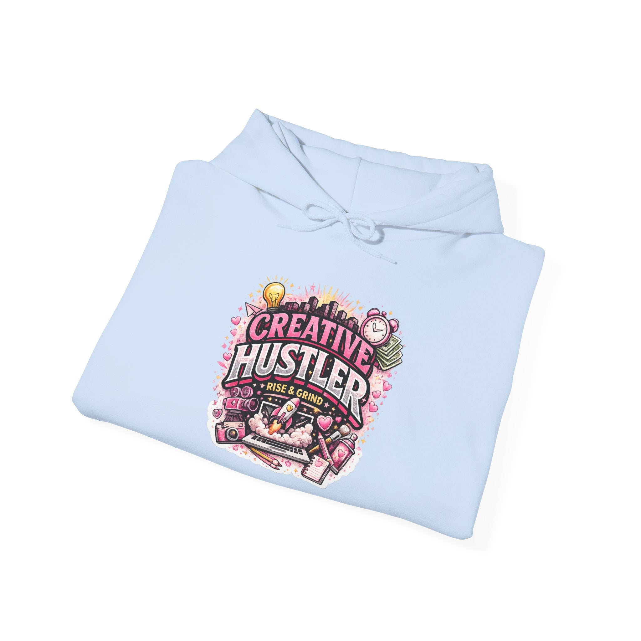 Creative Hustler Hoodie — Motivational Artist Graphic Pullover