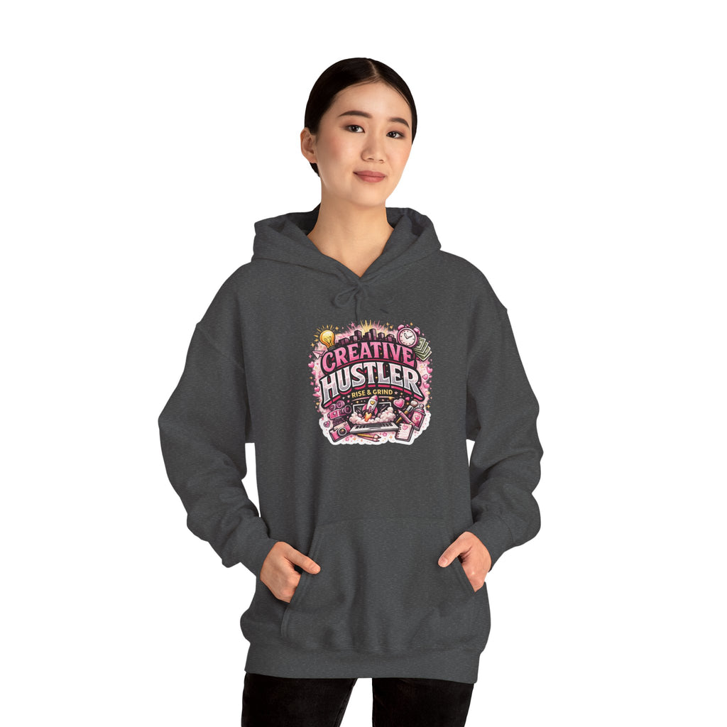 Creative Hustler Hoodie — Motivational Artist Graphic Pullover