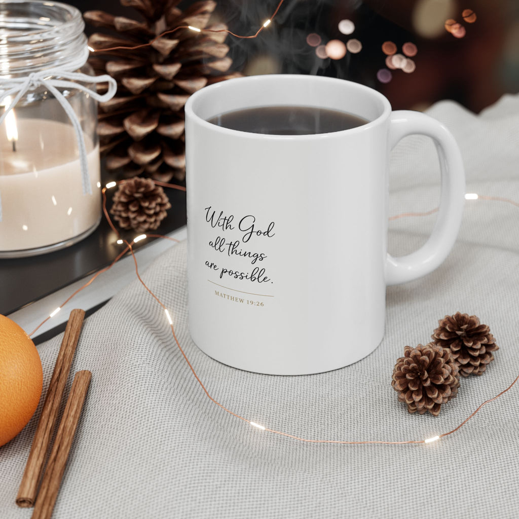 Healing Takes Time™ Ceramic Mug | Encouraging Self-Care & Faith Reminder (11oz, 15oz)