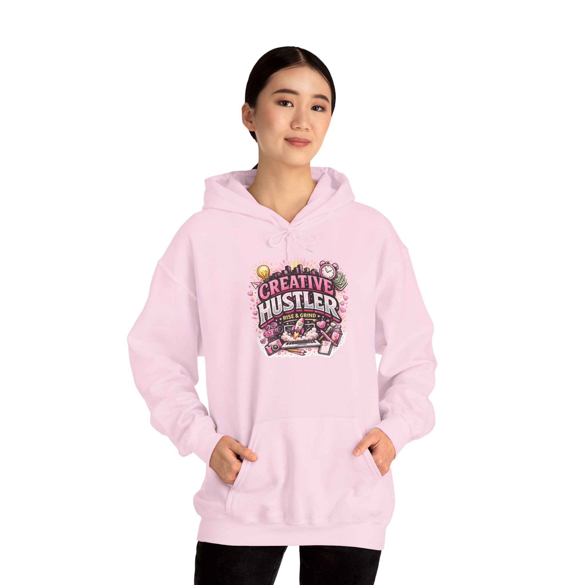 Creative Hustler Hoodie — Motivational Artist Graphic Pullover