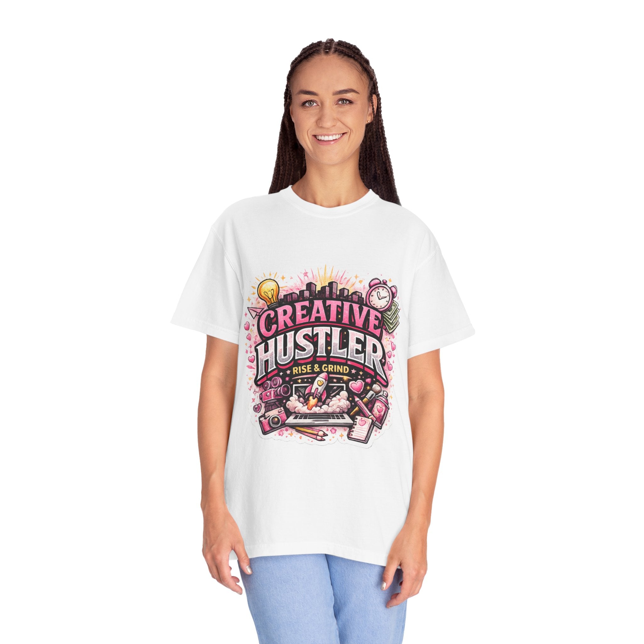 Creative Hustler Tee | Premium Garment-Dyed T-Shirt for Creators & Entrepreneurs