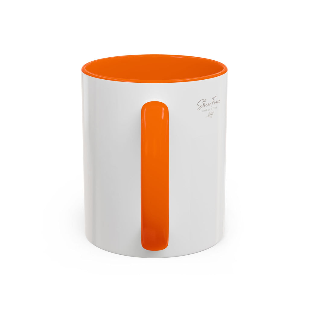 Daily Reminder Accent Mug (11oz) | Color-Pop Coffee Cup for Calm, Focus & Morning Rituals
