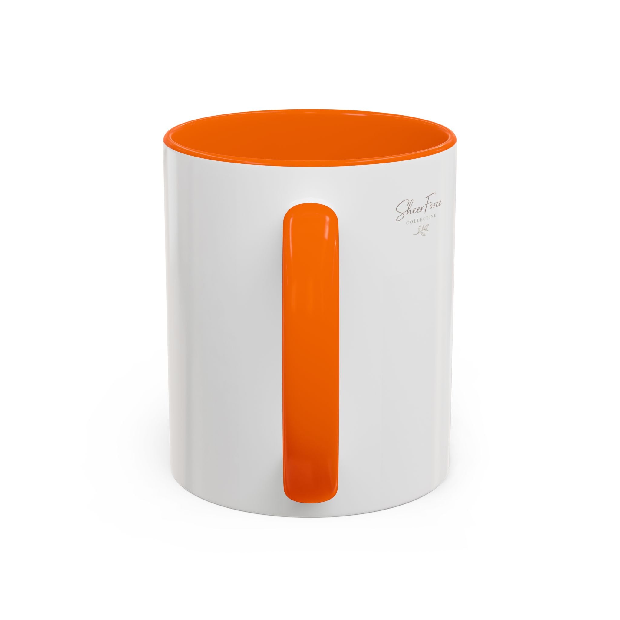 Daily Reminder Accent Mug (11oz) | Color-Pop Coffee Cup for Calm, Focus & Morning Rituals