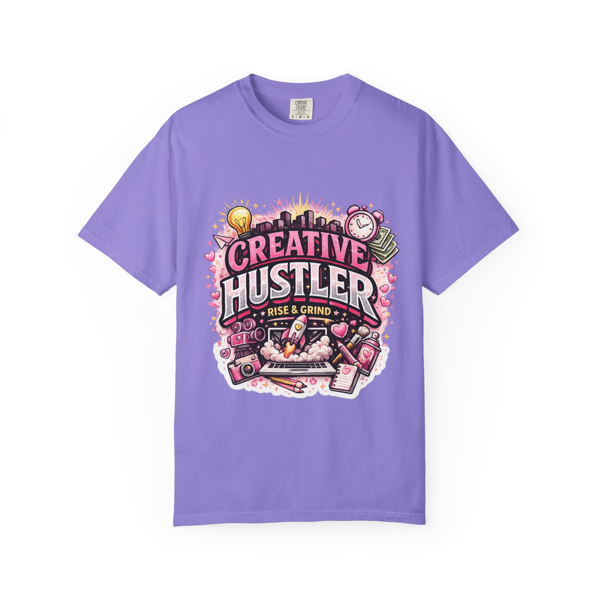 Creative Hustler Tee | Premium Garment-Dyed T-Shirt for Creators & Entrepreneurs
