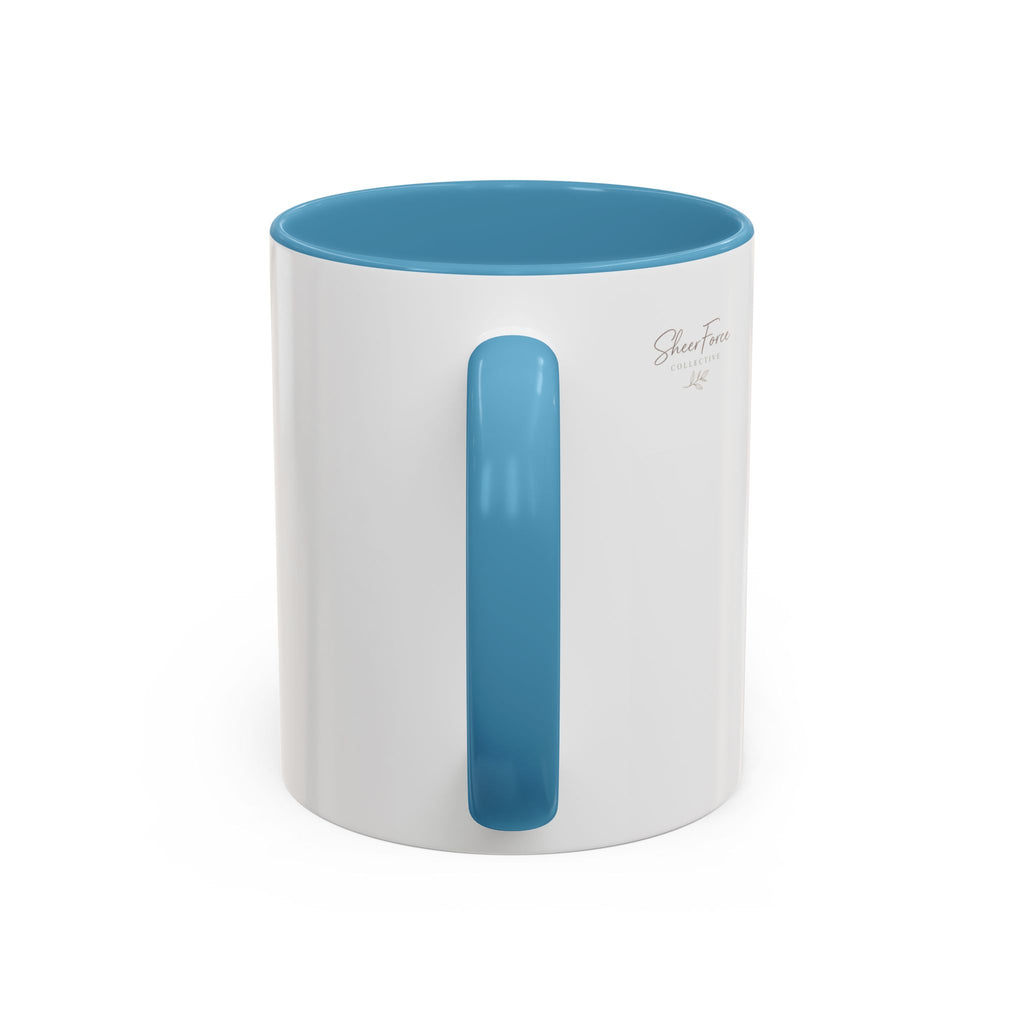 Daily Reminder Accent Mug (11oz) | Color-Pop Coffee Cup for Calm, Focus & Morning Rituals