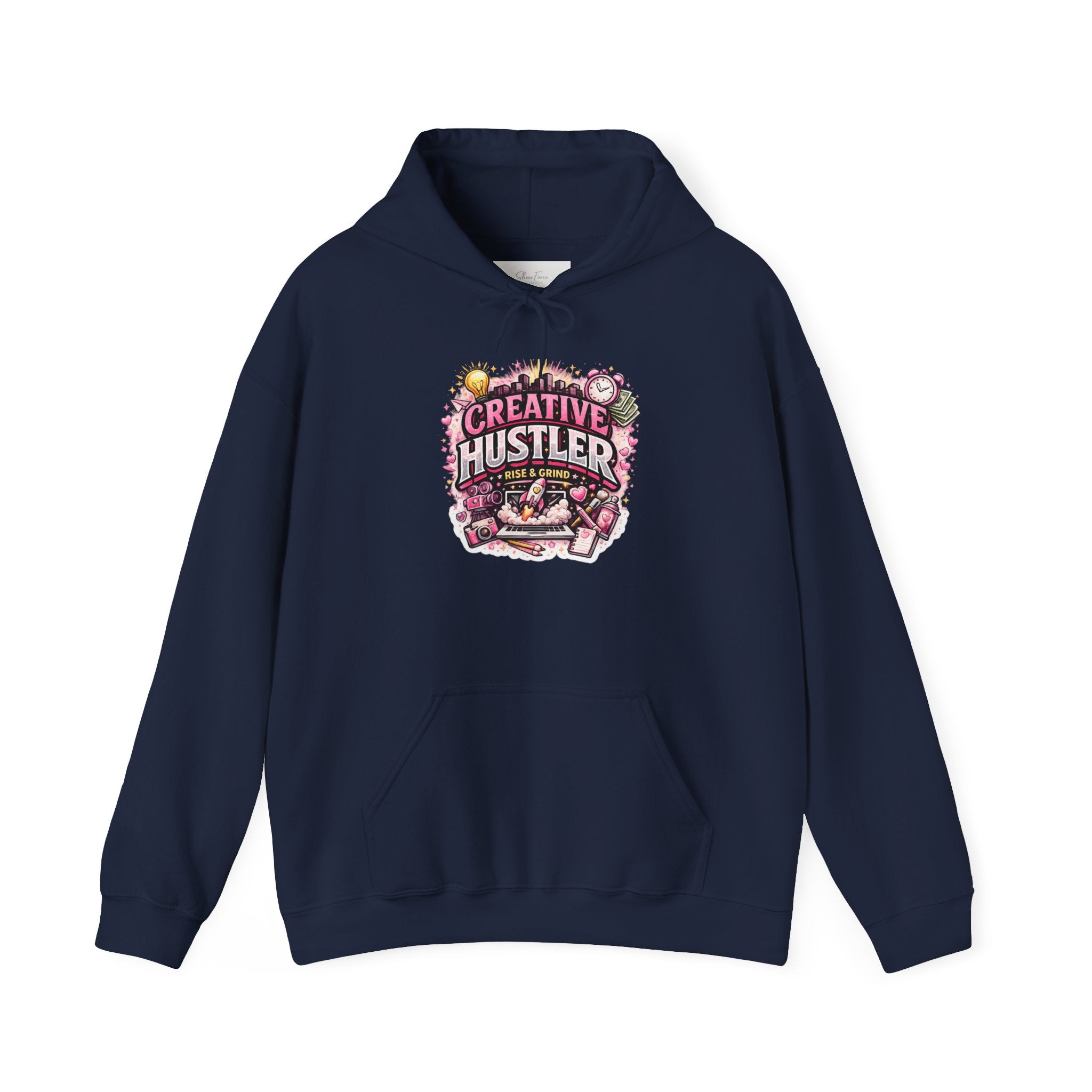 Creative Hustler Hoodie — Motivational Artist Graphic Pullover