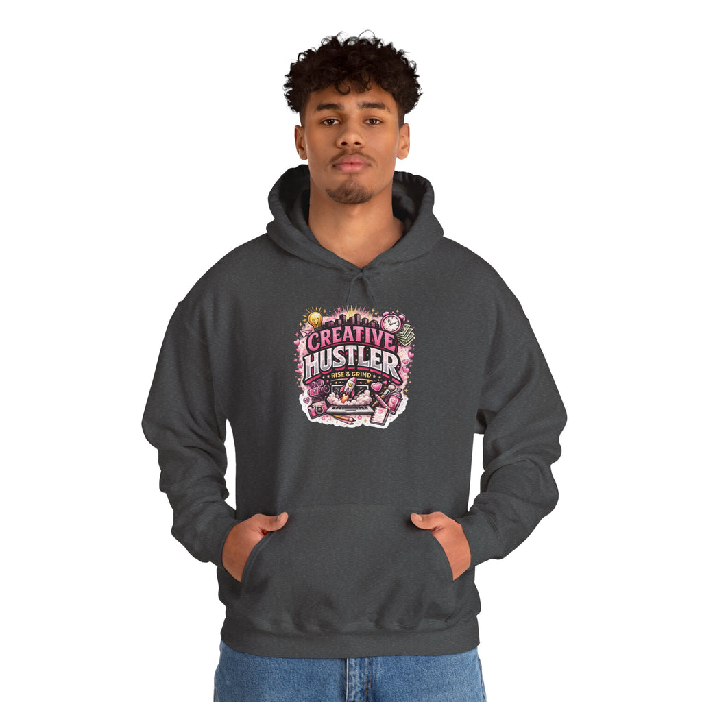 Creative Hustler Hoodie — Motivational Artist Graphic Pullover