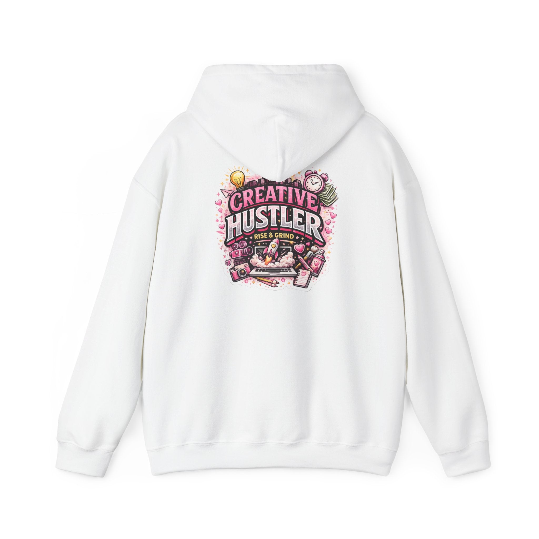 Creative Hustler Hoodie — Motivational Artist Graphic Pullover