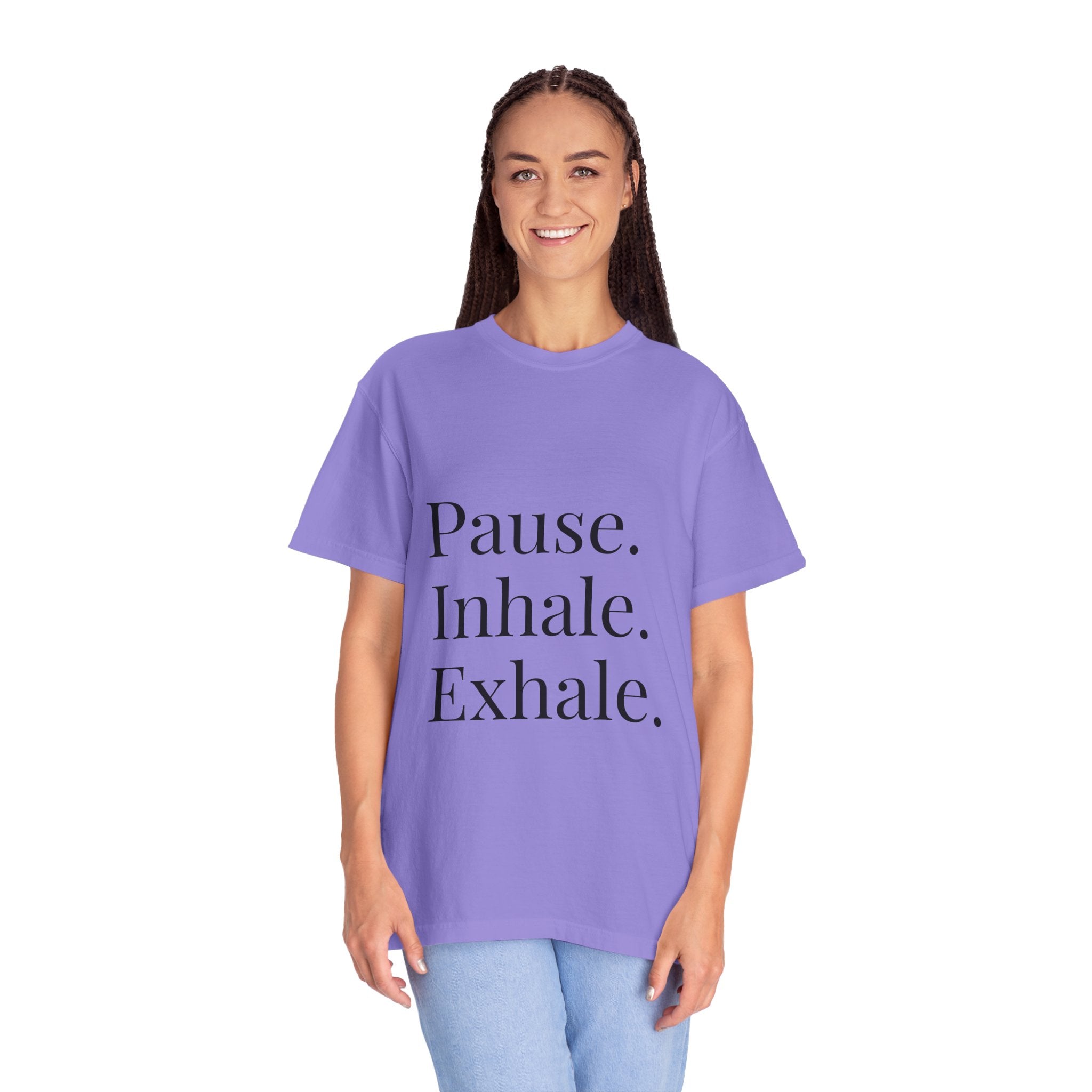 Pause. Inhale. Exhale. T-Shirt — Mindful Breath Tee
