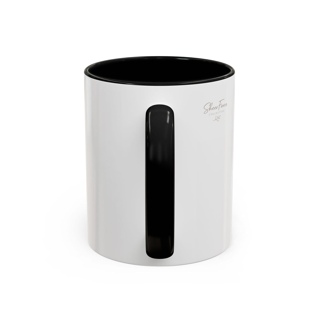 Daily Reminder Accent Mug (11oz) | Color-Pop Coffee Cup for Calm, Focus & Morning Rituals