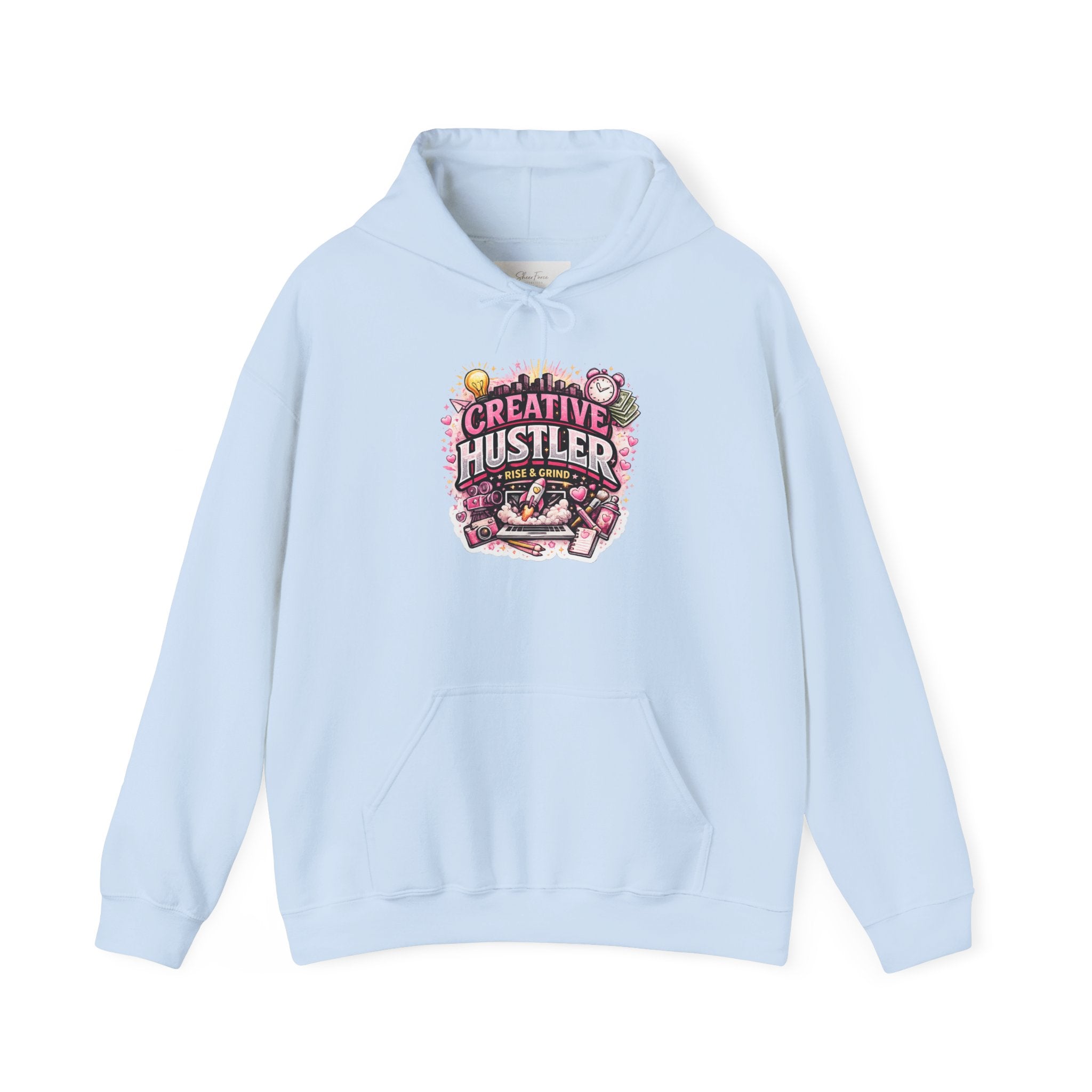 Creative Hustler Hoodie — Motivational Artist Graphic Pullover
